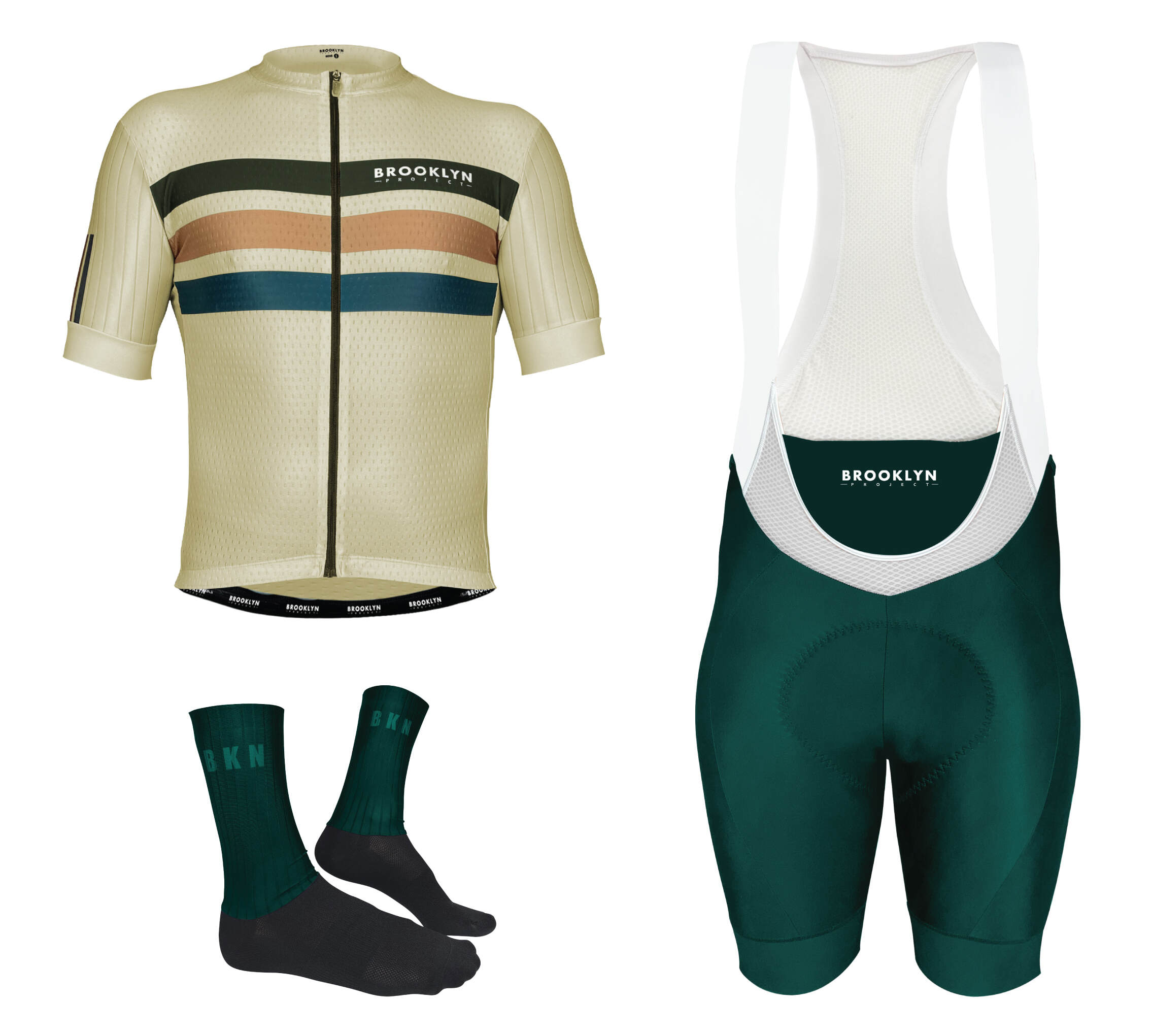 Pro Maximus Men's Cycling Bundle: Burgundy Jersey, Bib Shorts & Socks