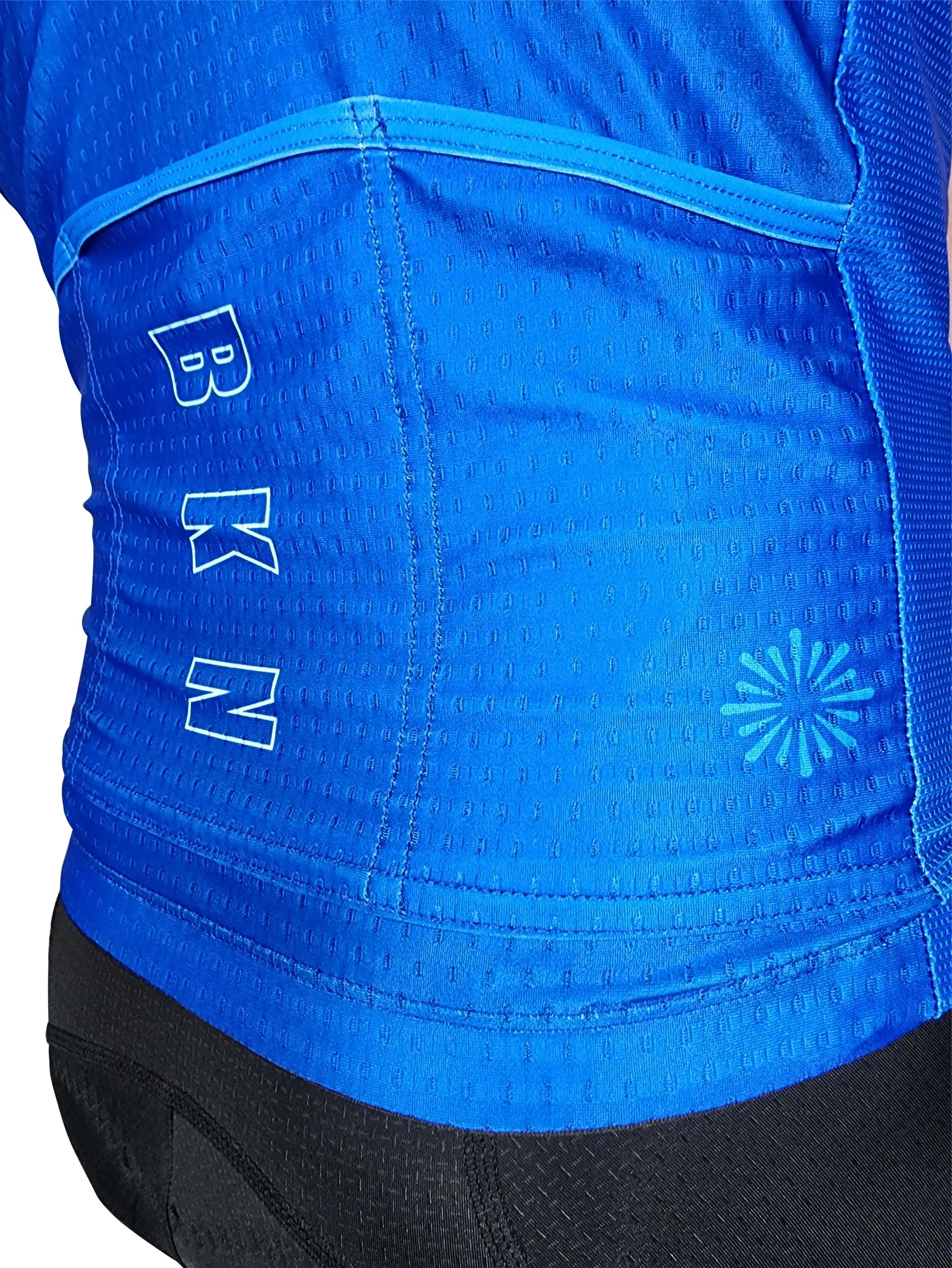 Men's Pro Cycling Jersey - Blocks Blue Royal | Lightweight Performance
