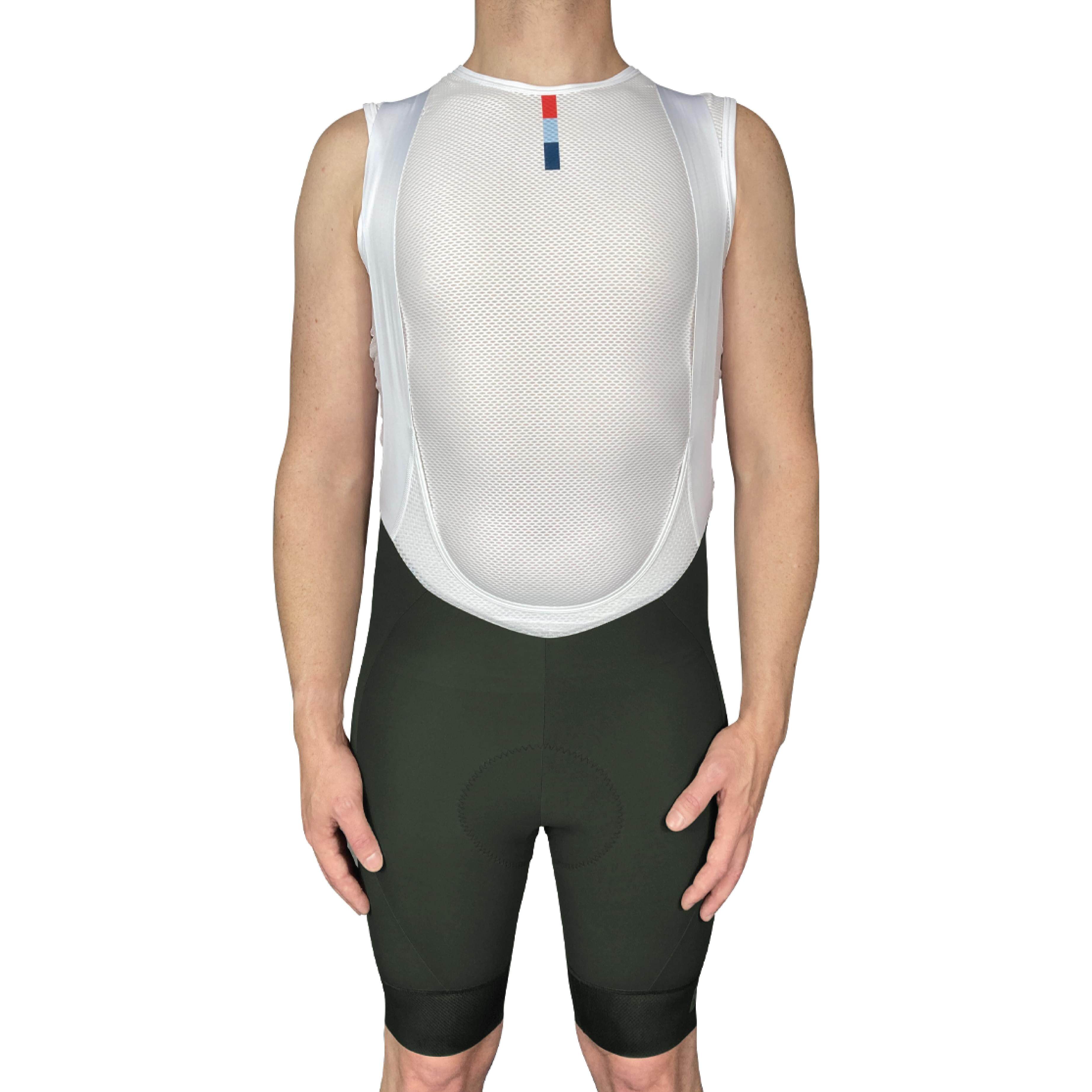 Pro Maximus Men's Cycling Bibs – Olive Long Distance Bib Shorts