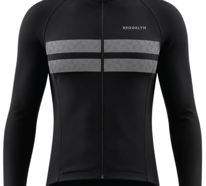 Men's Pro Thermal Cycling Jacket - Black, Windproof