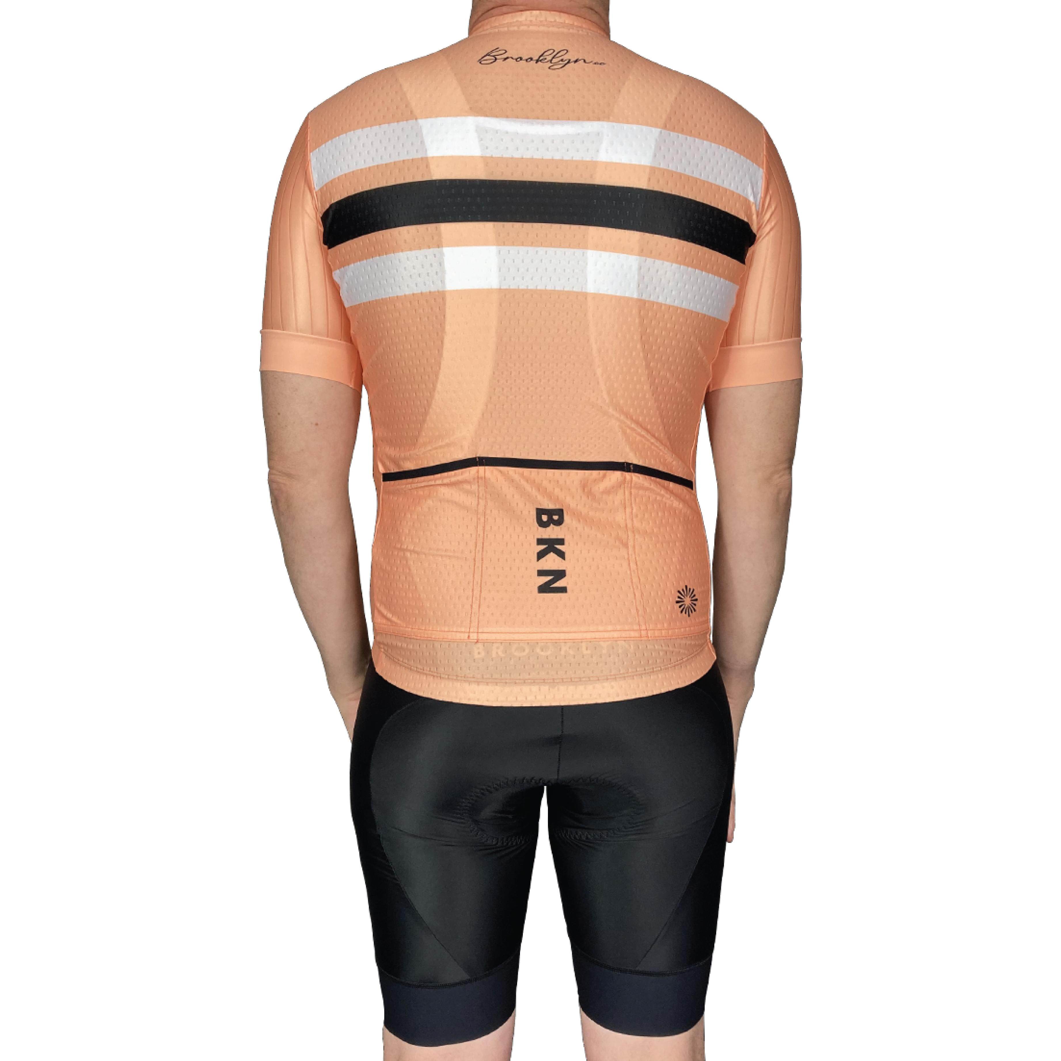 Men's Pro Cycling Jersey - Maximus Peach | Lightweight Performance