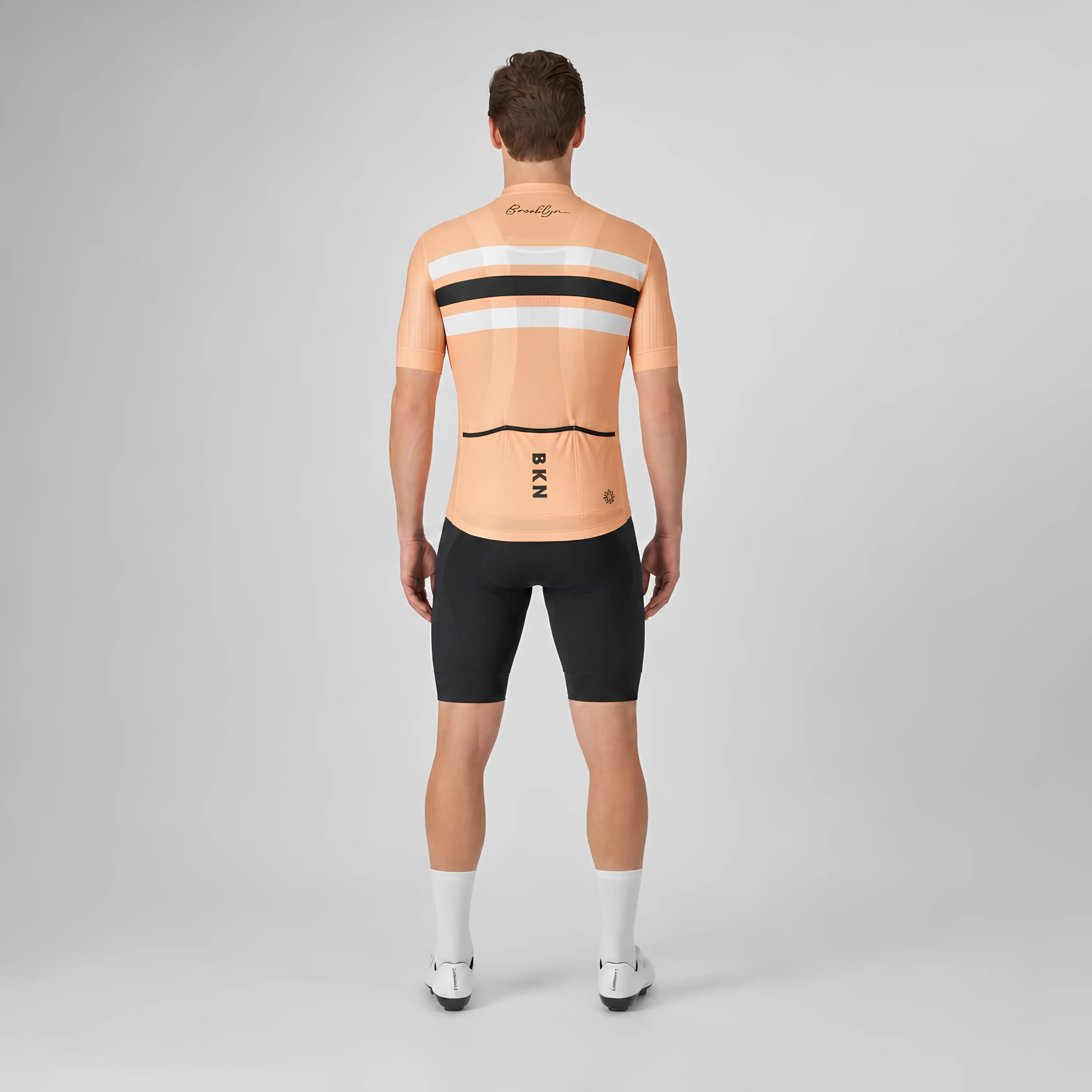 Men's Pro Cycling Jersey - Maximus Peach | Lightweight Performance