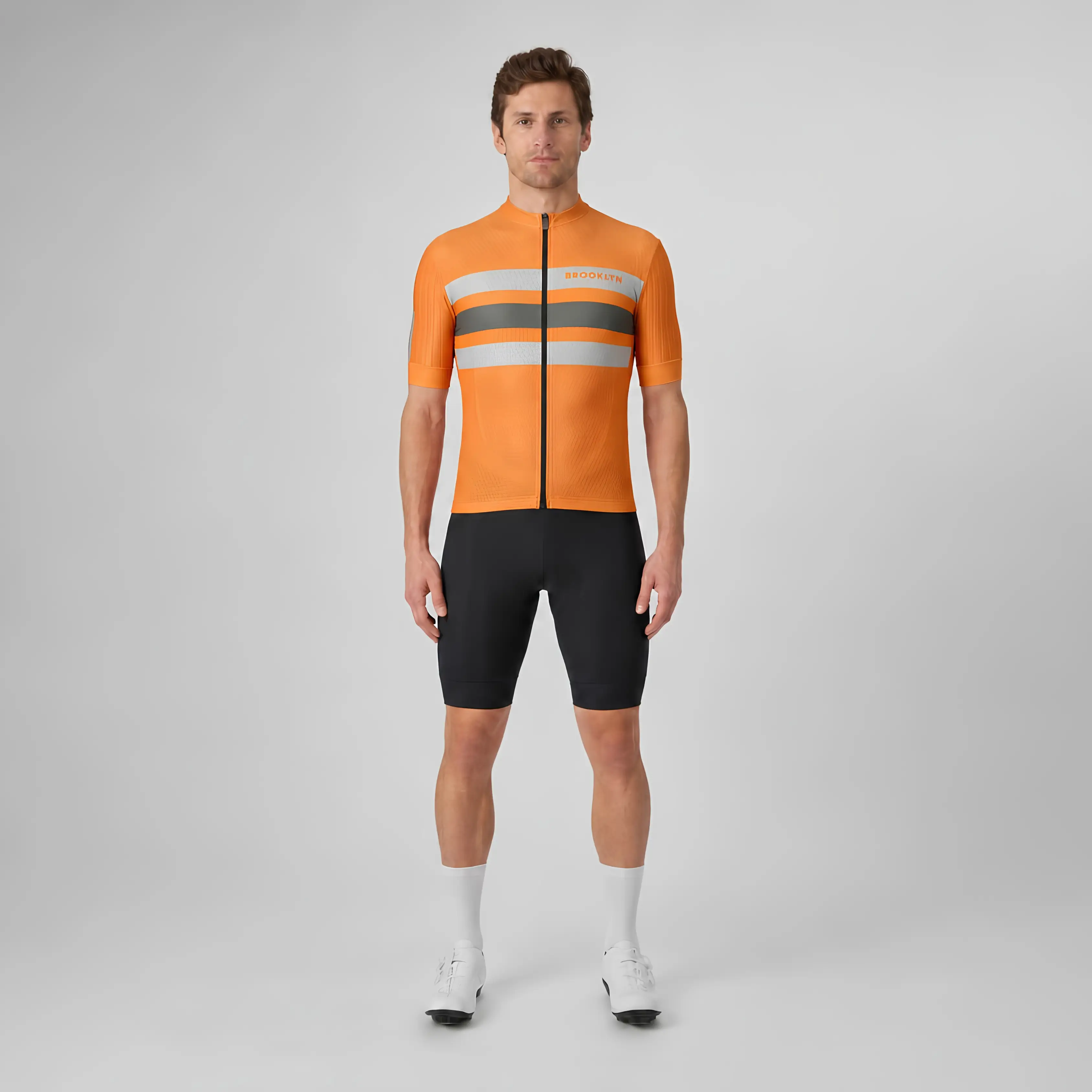 Men's Pro Cycling Jersey - Maximus Orange | Lightweight Performance