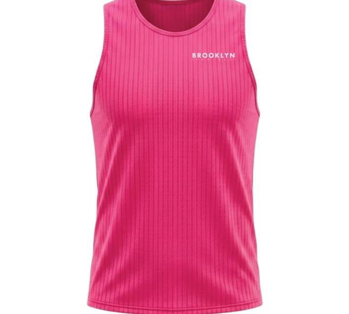 Women's Elite Lightweight Run Singlet - Breathable Technical Singlet, Fluoro Pink