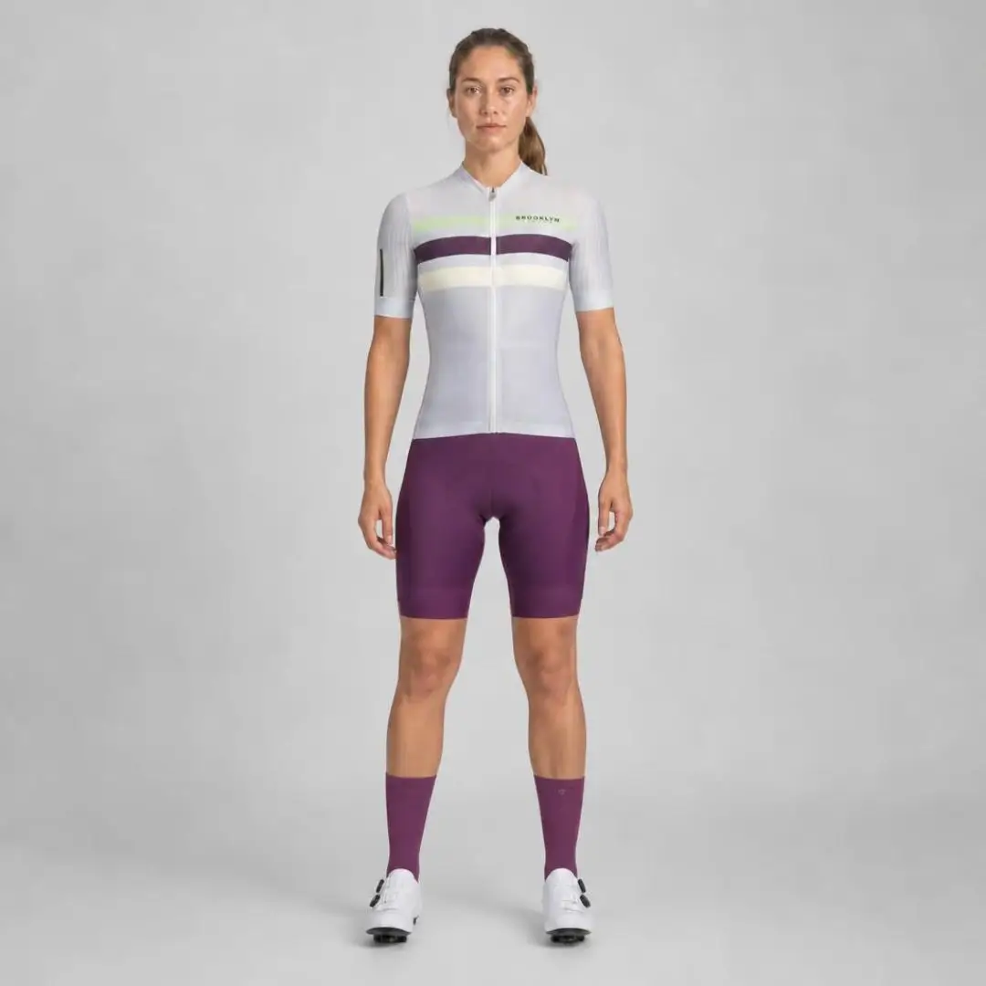 Pro Maximus Women's Cycling Bundle: Blue Jersey, Bib Shorts & Socks