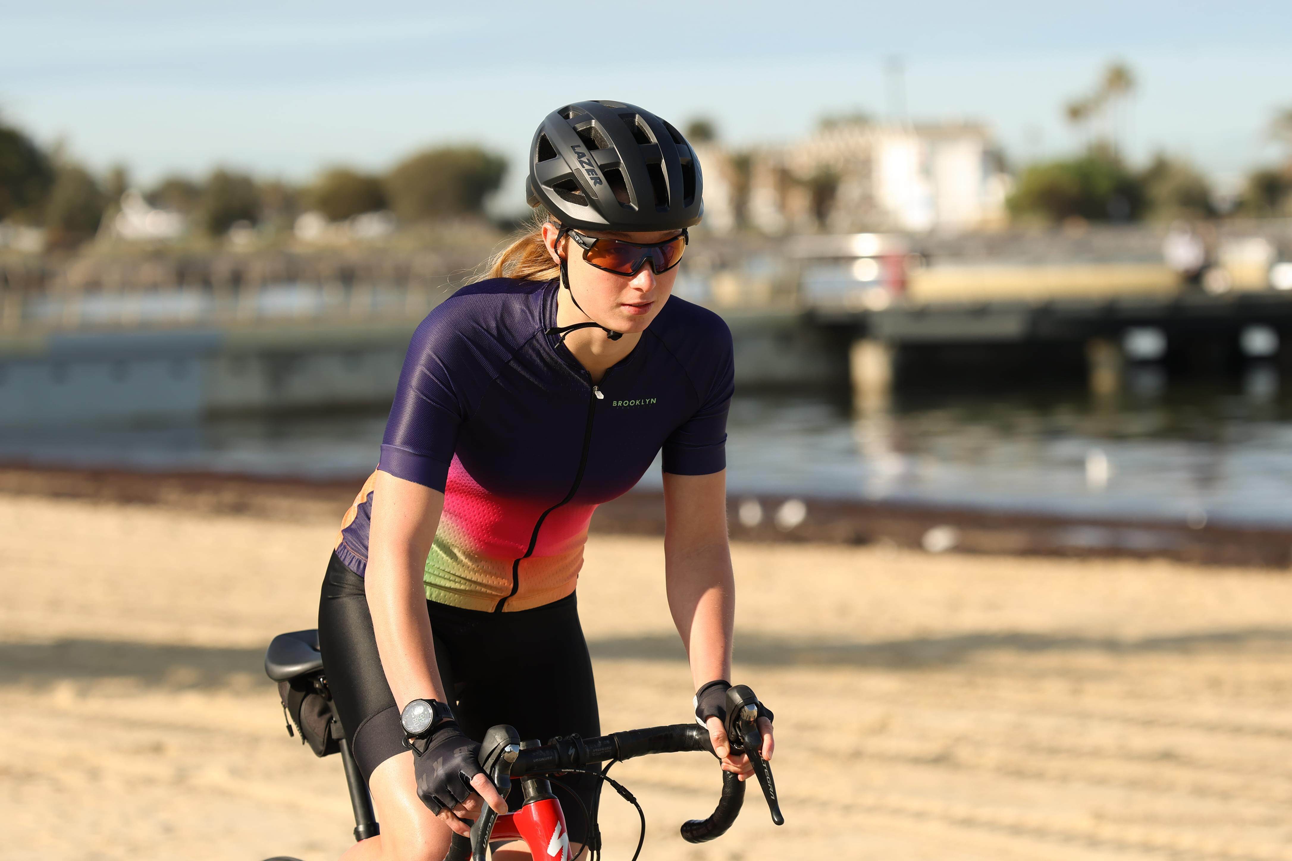 Women's Pro Cycling Jersey - Purple | Lightweight Performance