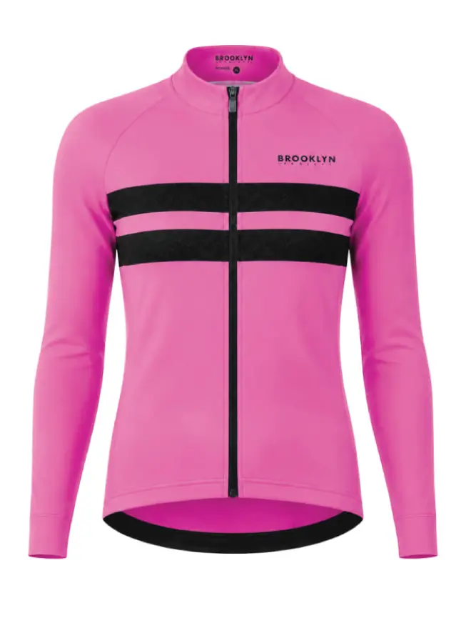 Womens Pro Thermal Cycling Jacket - Pink Windproof