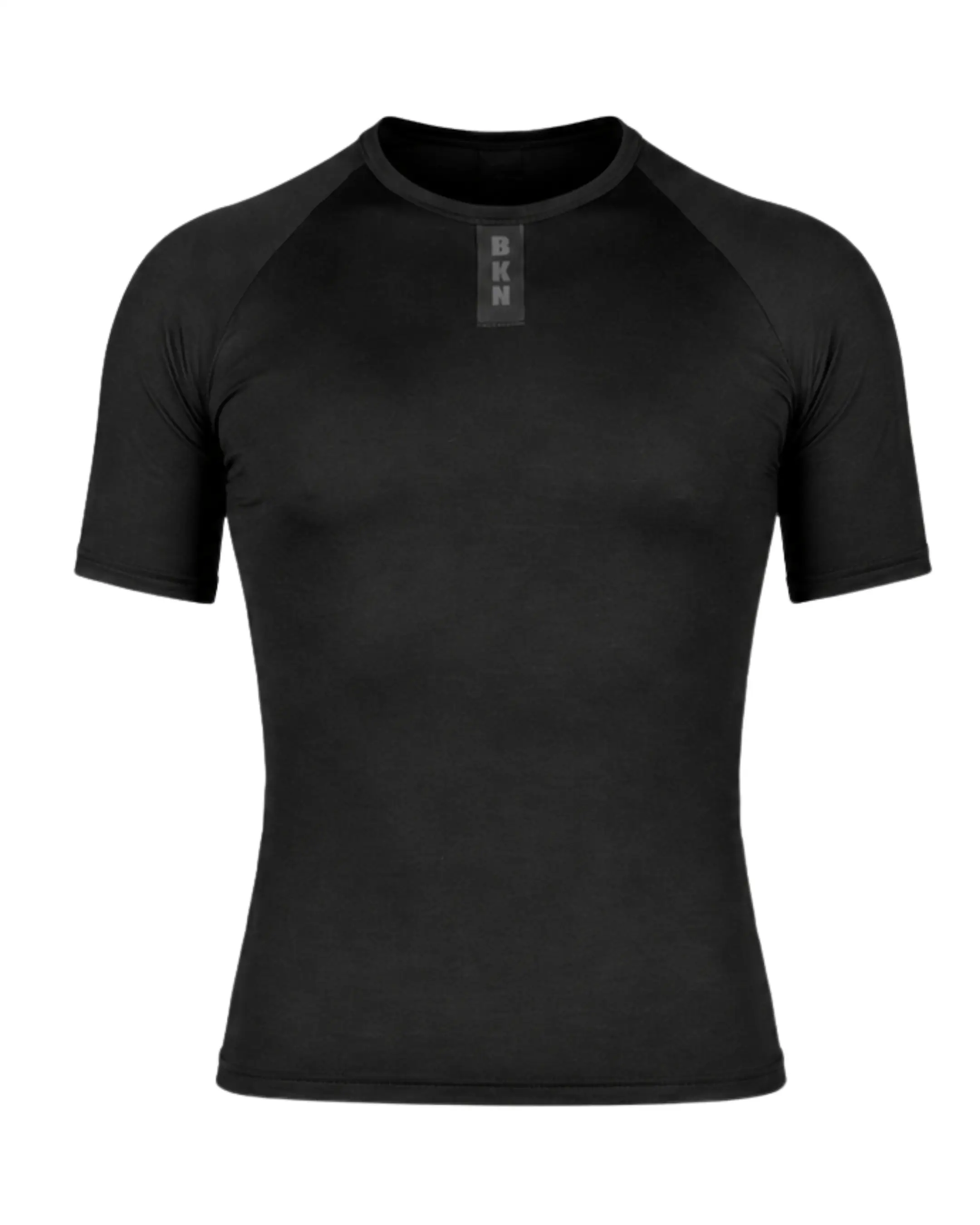 Merino Wool Tencel Cycling Undershirt Sleeved Black