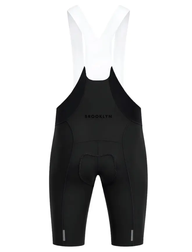 Men's Elite Performance Cycling Bibs - Premium Italian Fabric Black
