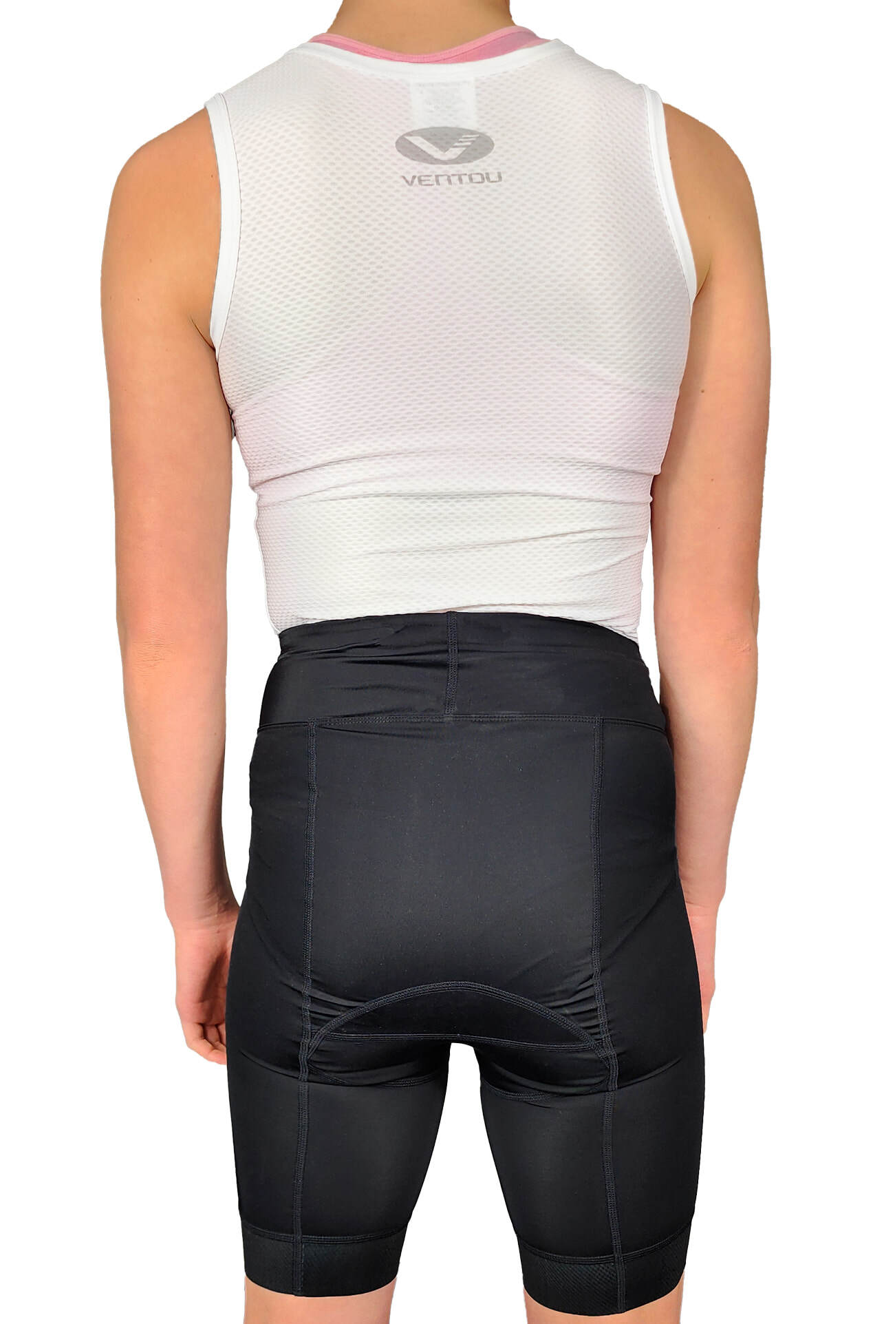 Women’s Endurance Triathlon Shorts with Pockets – Black Compression Tri-Race Shorts