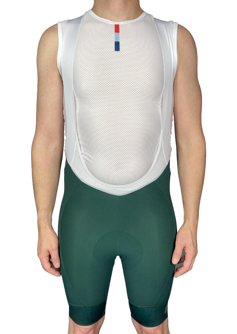 Hunter Green Bib Front