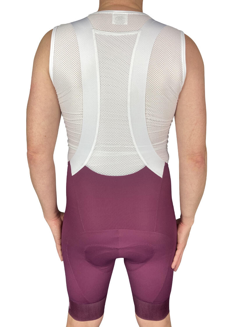 Burgundy Bib Back