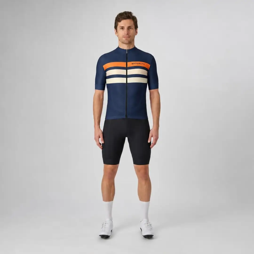 Men's Pro Cycling Jersey - Maximus Navy | Lightweight Performance
