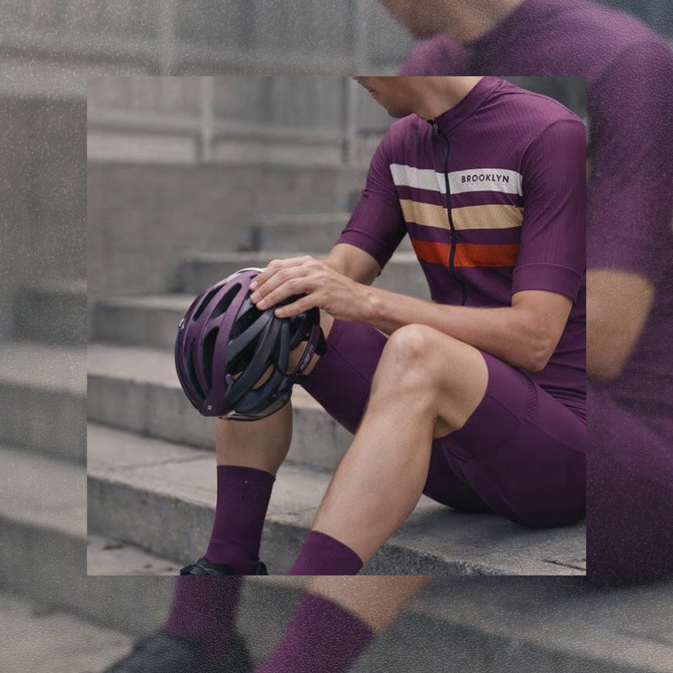 Men's Pro Cycling Jersey - Maximus Burgundy | Lightweight Performance