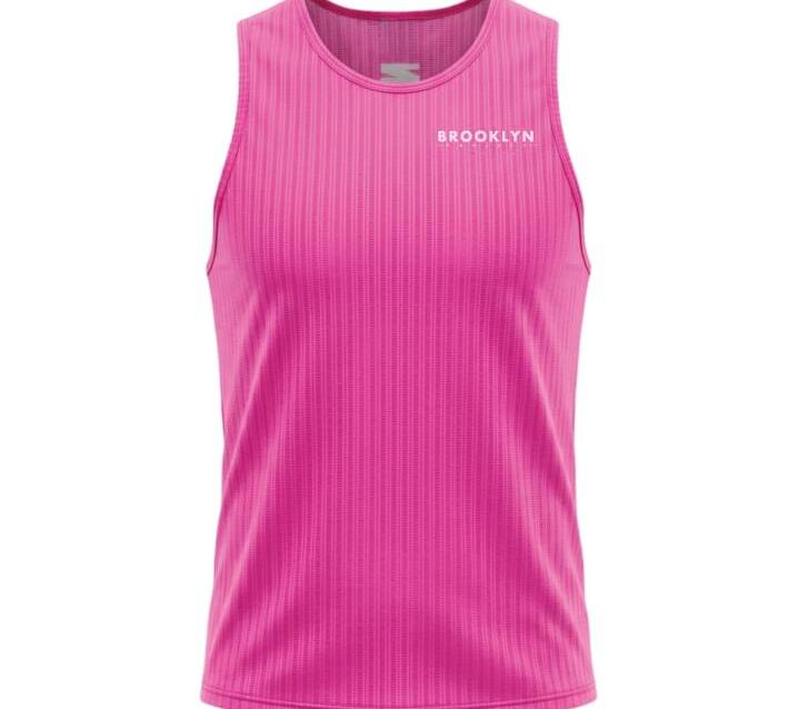 Women's Elite Lightweight Run Singlet - Breathable Technical Singlet, Fluoro Pink