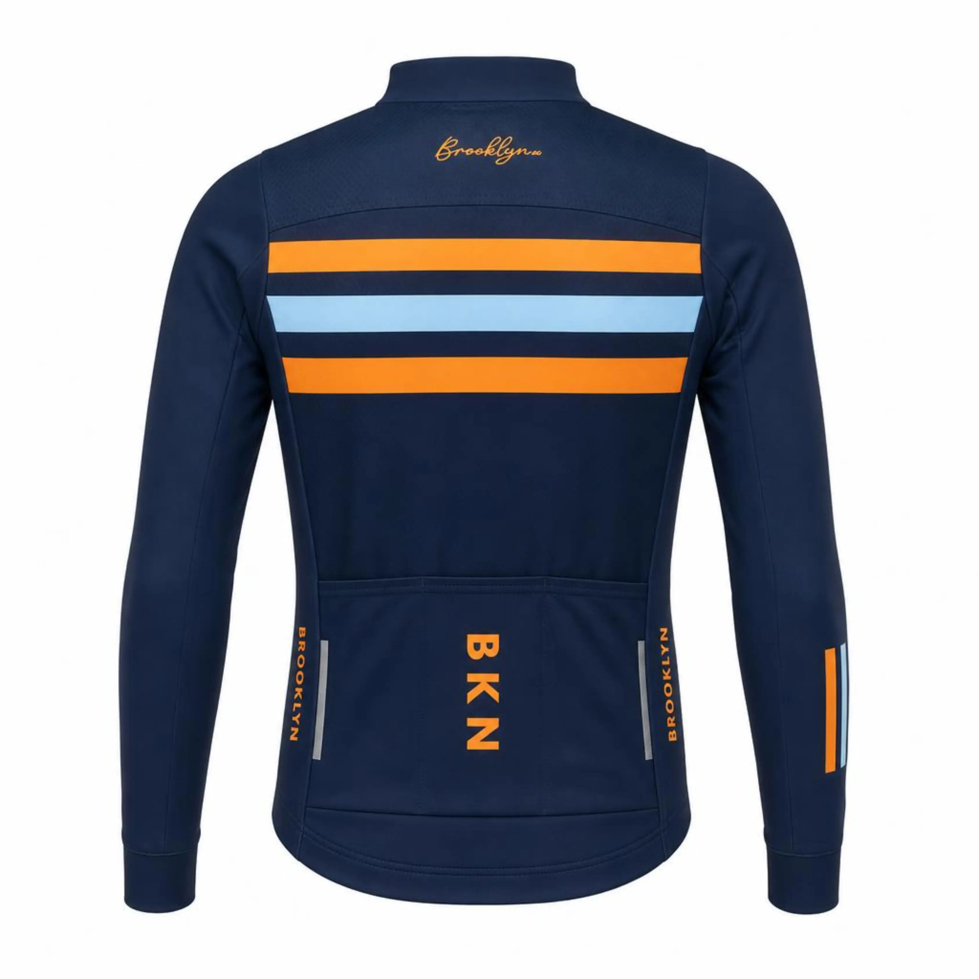 Men's Pro Thermal Windproof Cycling Jacket - Navy