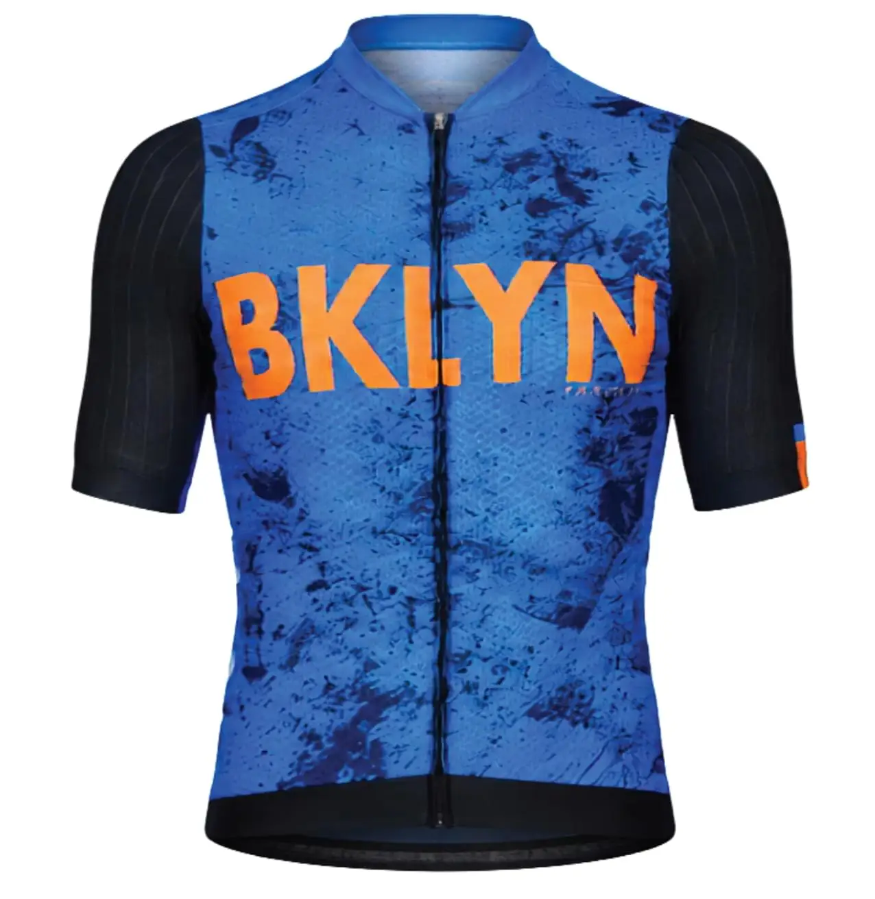 Mens-Elite-Cycling-Jersey--Black-Blue-Lightweight-Performance