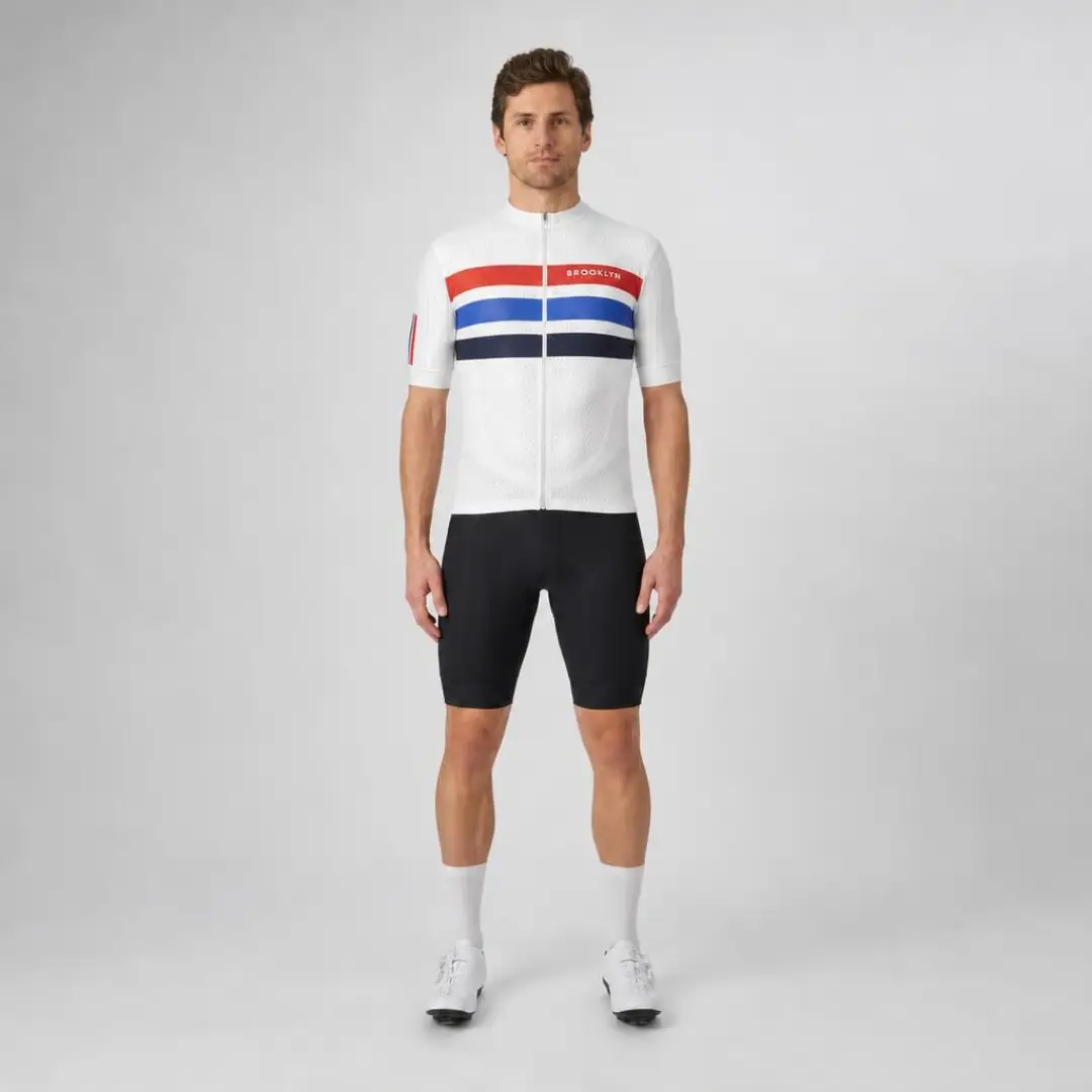 Men's Pro Cycling Jersey - Maximus White | Lightweight Performance