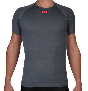 Merino Wool Cycling Undershirt Sleeved Grey