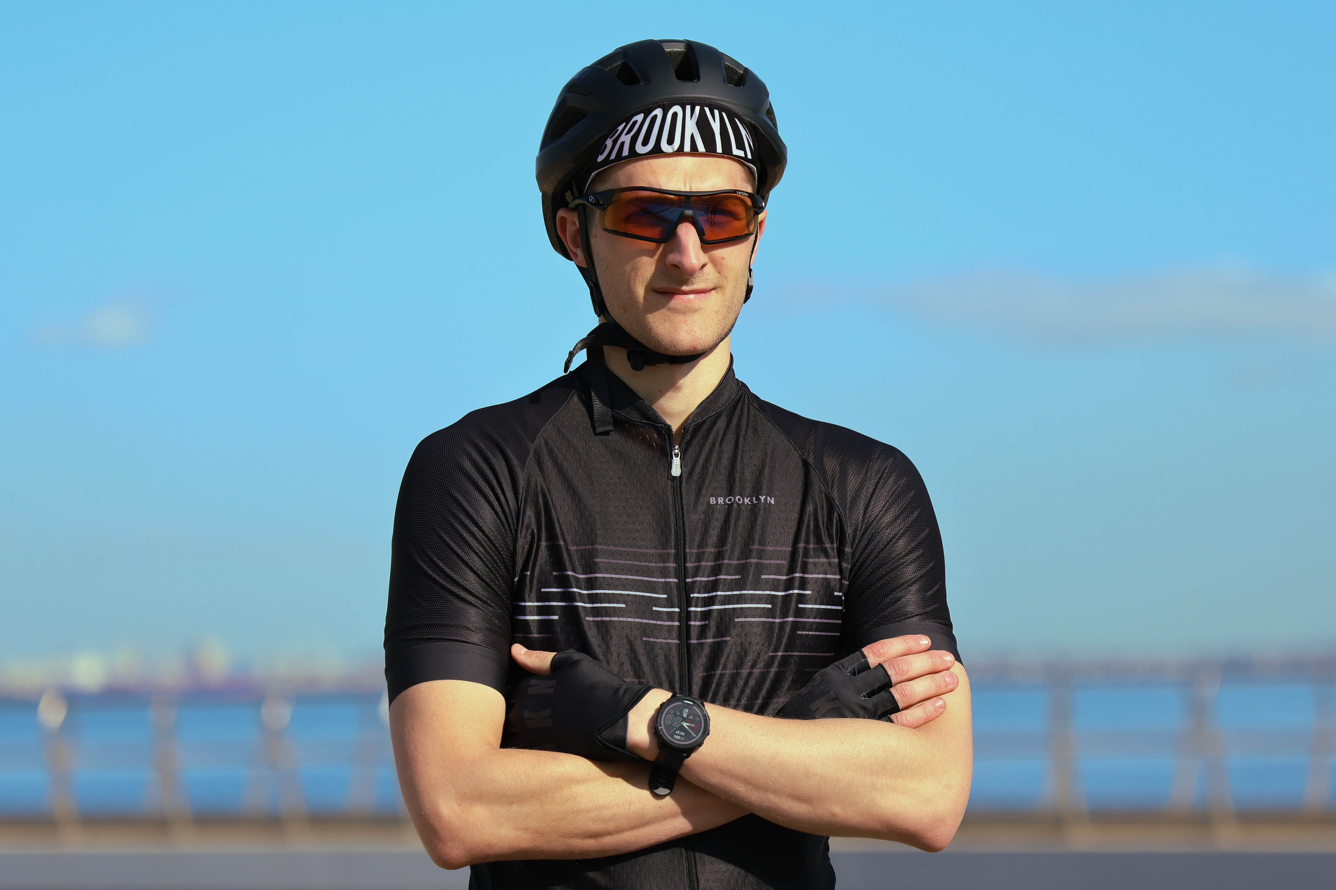 Men's Pro Cycling Jersey - Pinstripe Black | Lightweight Performance