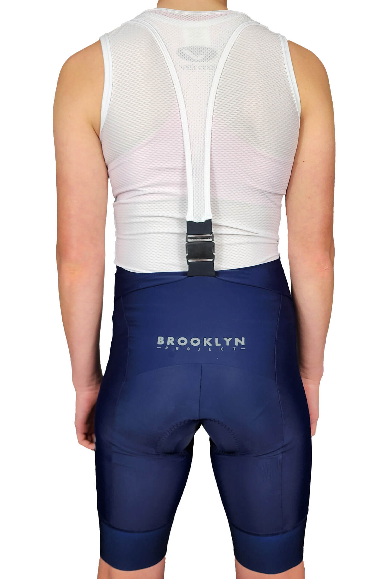 Women's Elite Performance Cycling Bibs - Premium Italian Fabric Navy