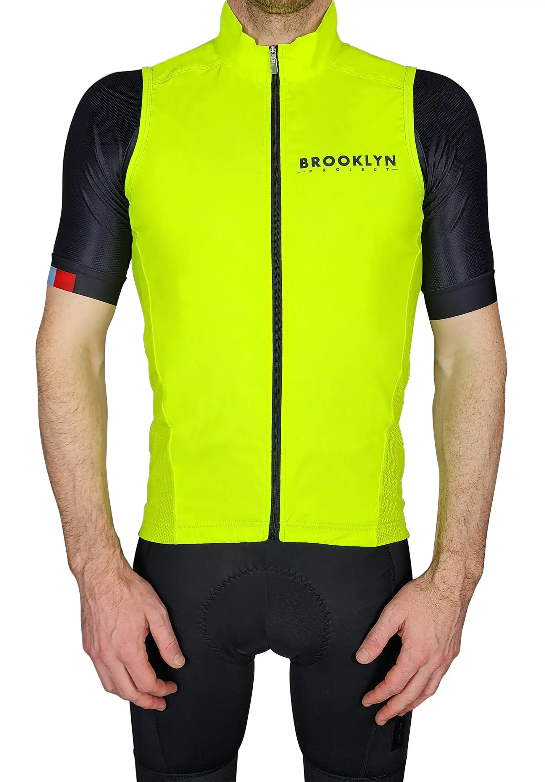 Men's Pro Water-Resistant Cycling Vest Gilet - Fluro, Windproof