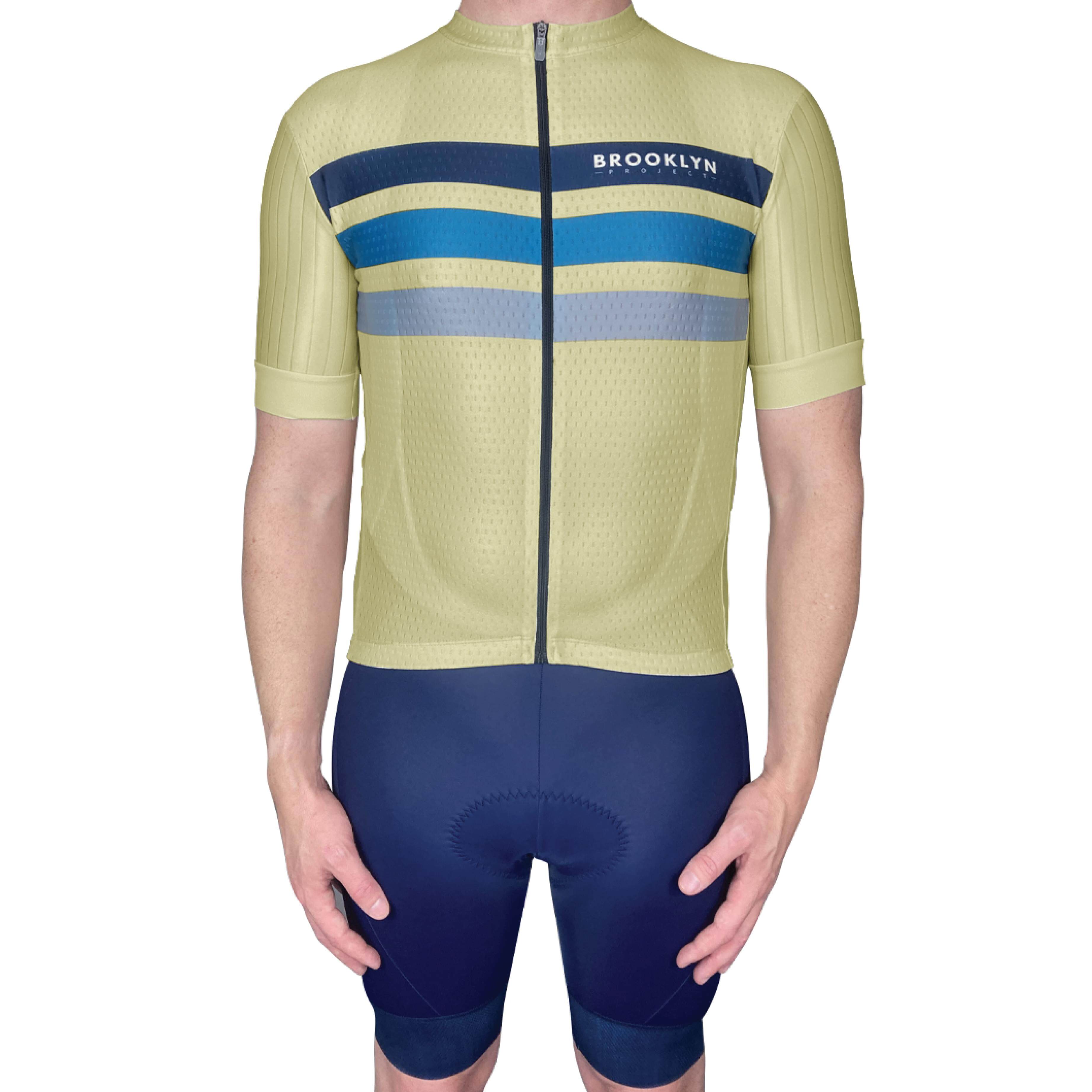 Pro Maximus Men's Cycling Bundle: Navy Jersey, Bib Shorts & Socks