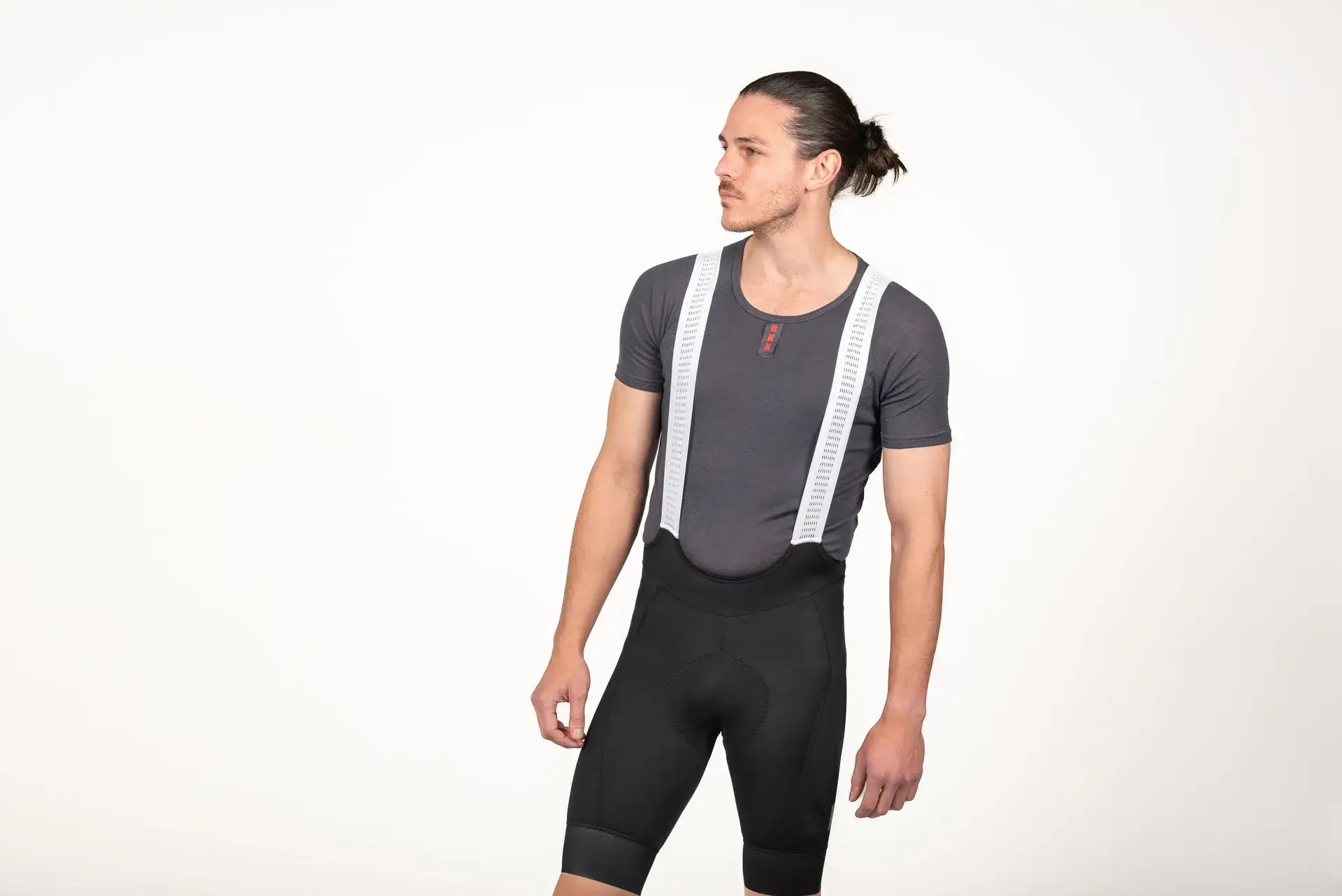 Merino Wool Cycling Undershirt Sleeved Grey