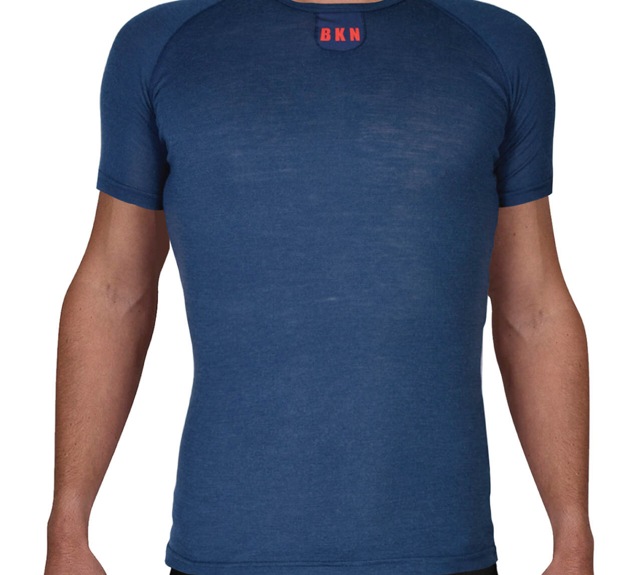 Merino Wool Cycling Undershirt Sleeved Navy