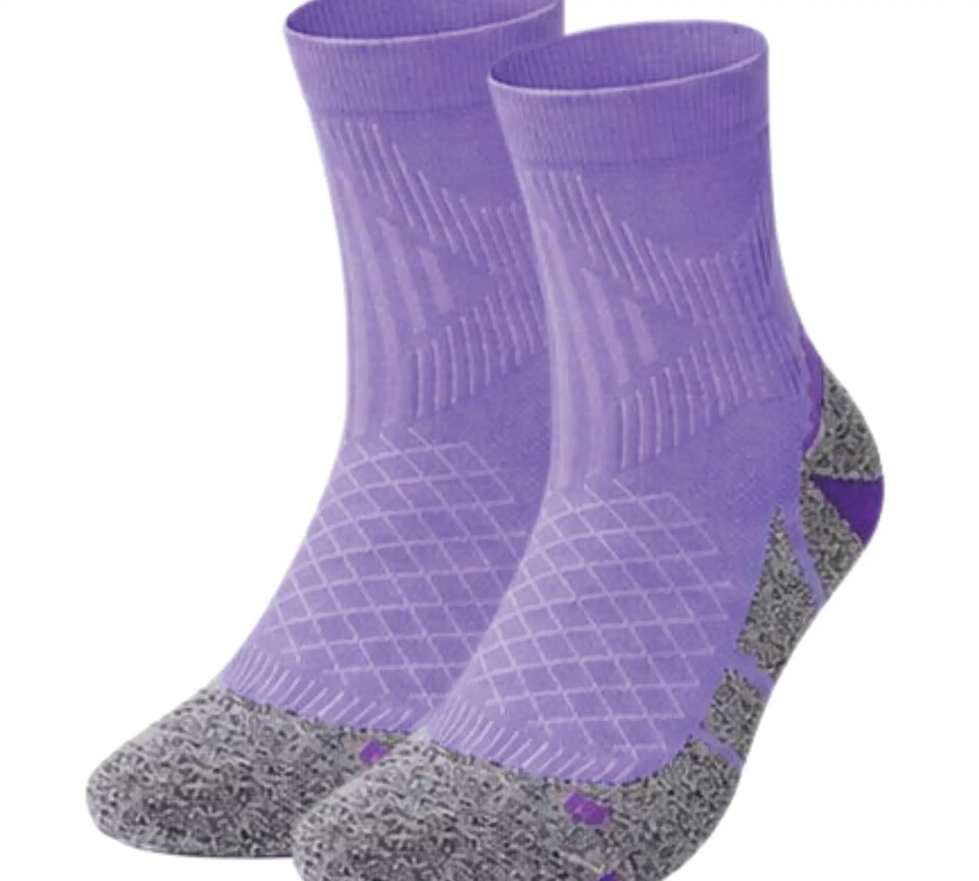coolmax-running-socks-purple-mid-length