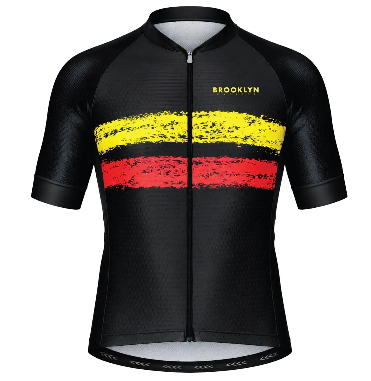 Mens-Pro-Cycling-Jersey---Belgium-Black-Lightweight-Performance