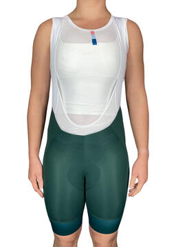 Pro Maximus Women's Cycling Bibs – Green Long Distance Bib Shorts