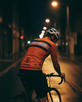 Men's Pro Cycling Jersey - Maximus Orange | Lightweight Performance