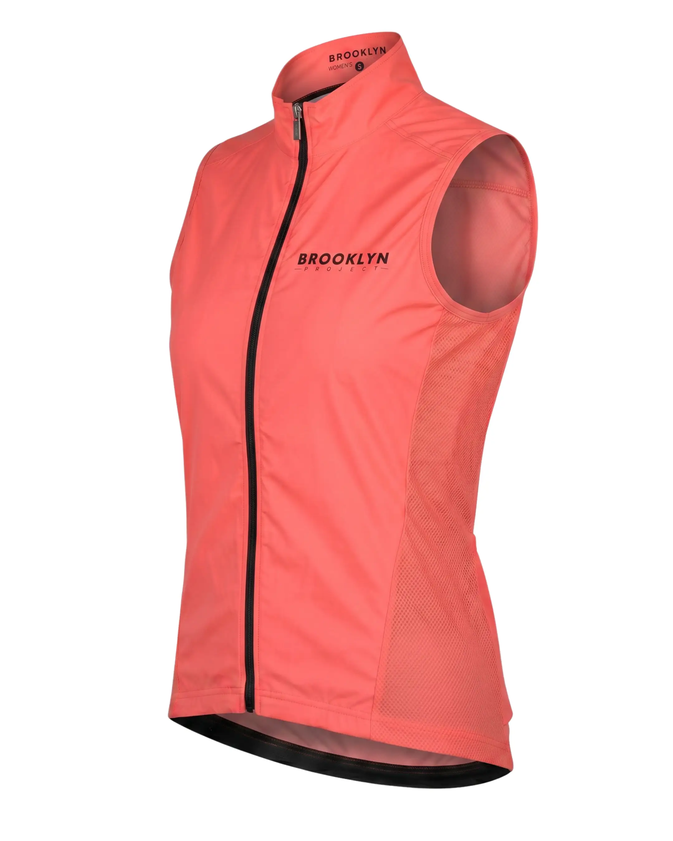 Women's Pro Water-Resistant Cycling Vest Gilet - Orange, Windproof