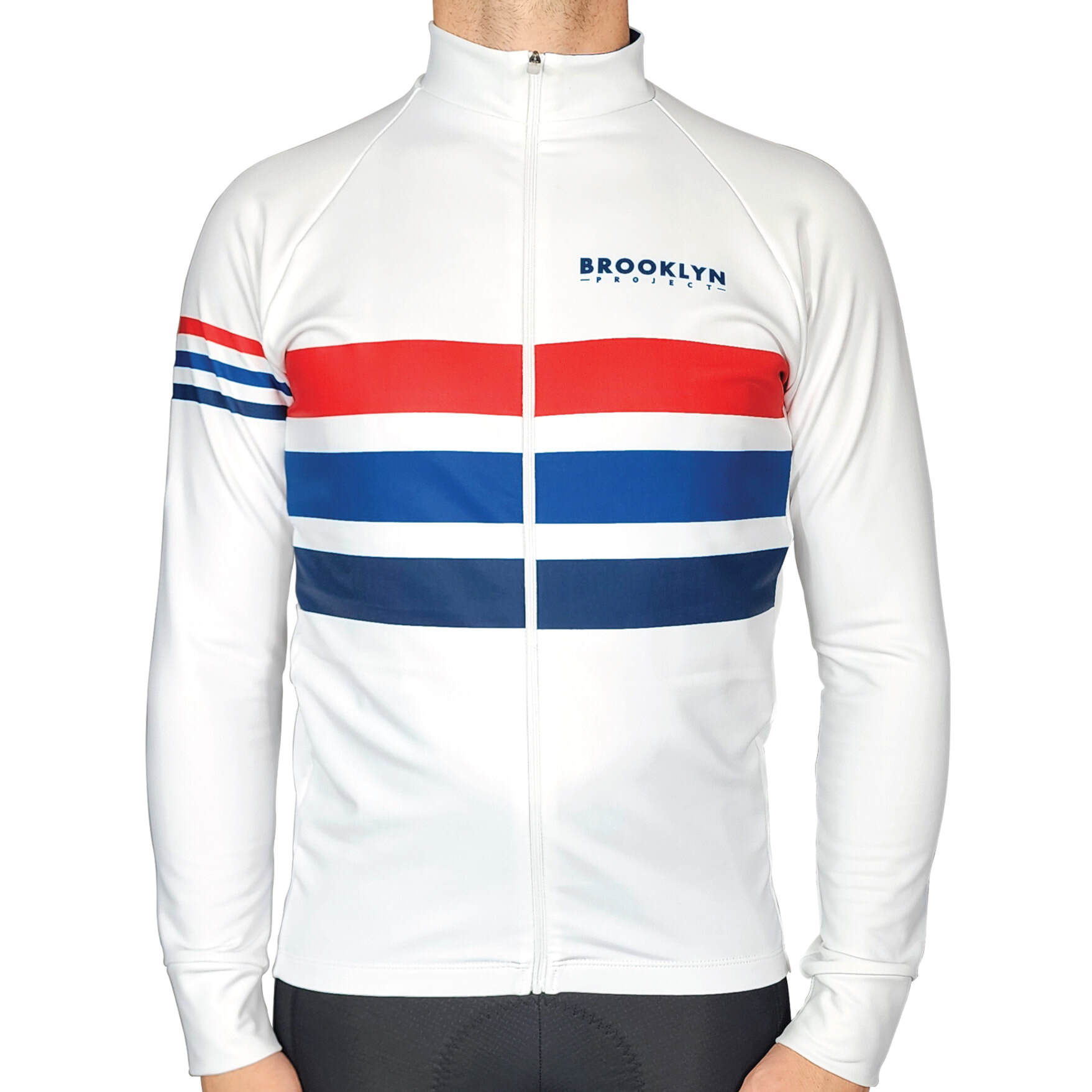Men's Pro Thermal Cycling Jacket - White, Windproof