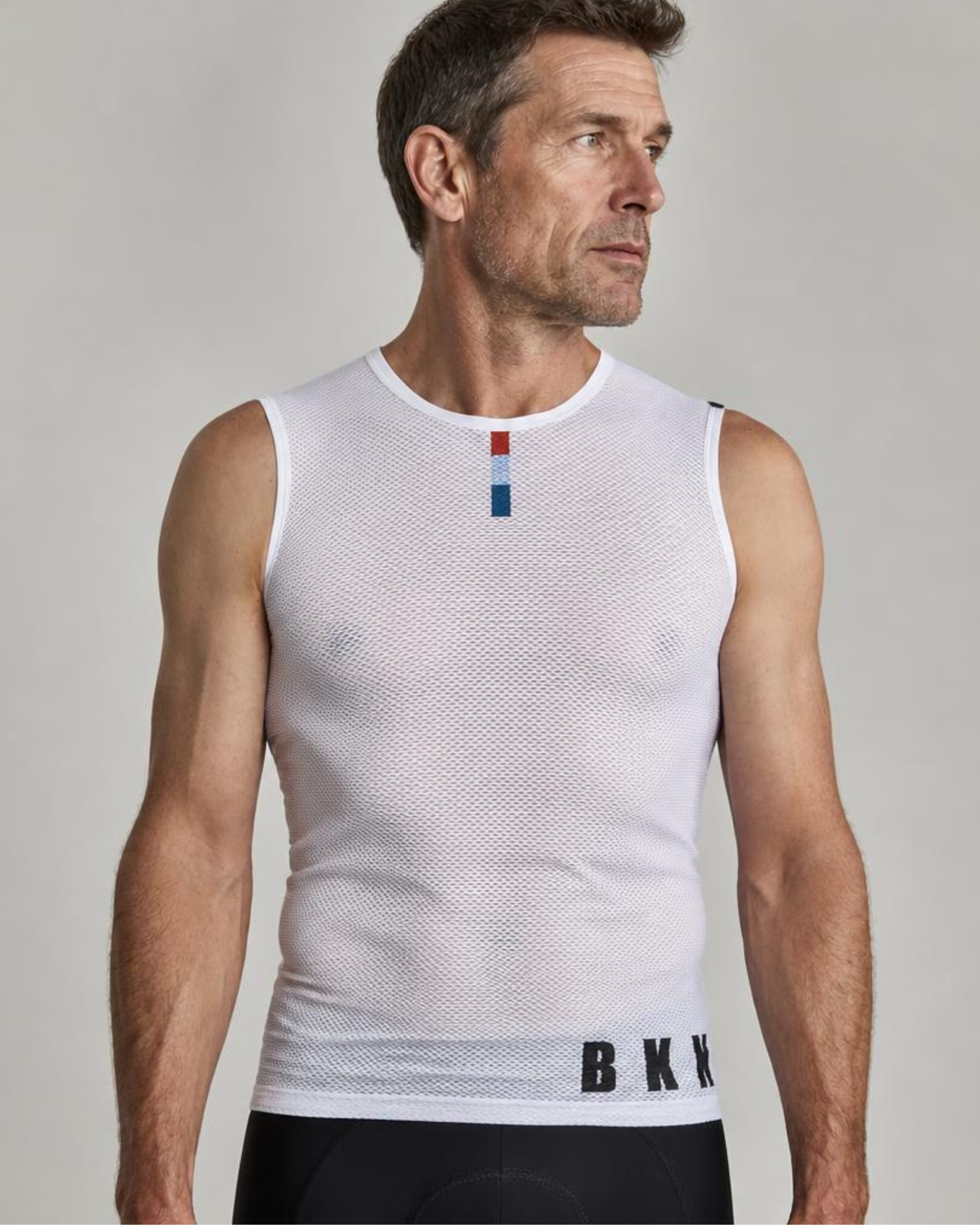 Men's Pro Mesh Undershirt – Breathable White Base Layer