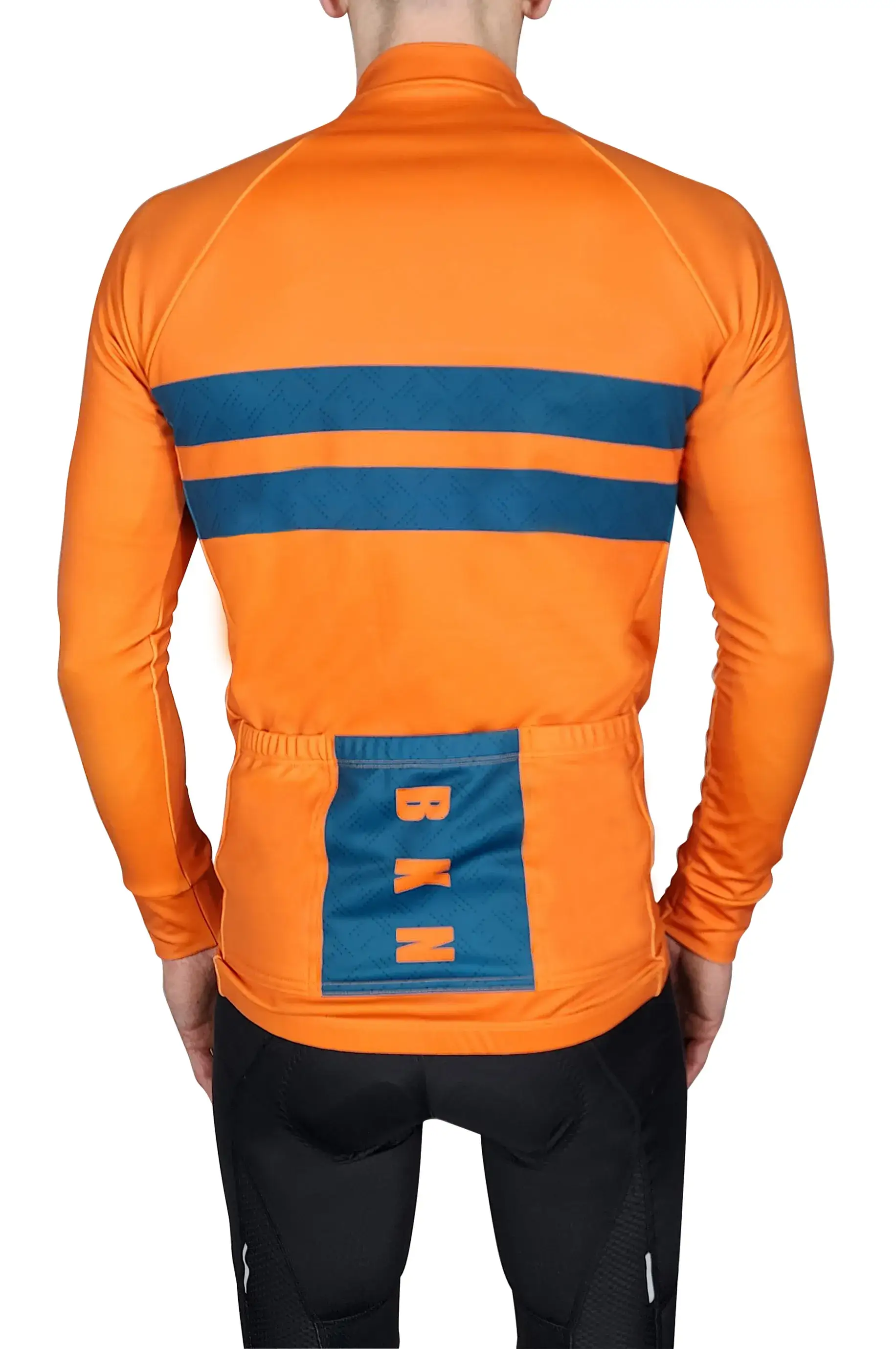 Men's Pro Thermal Cycling Jacket - Orange, Windproof