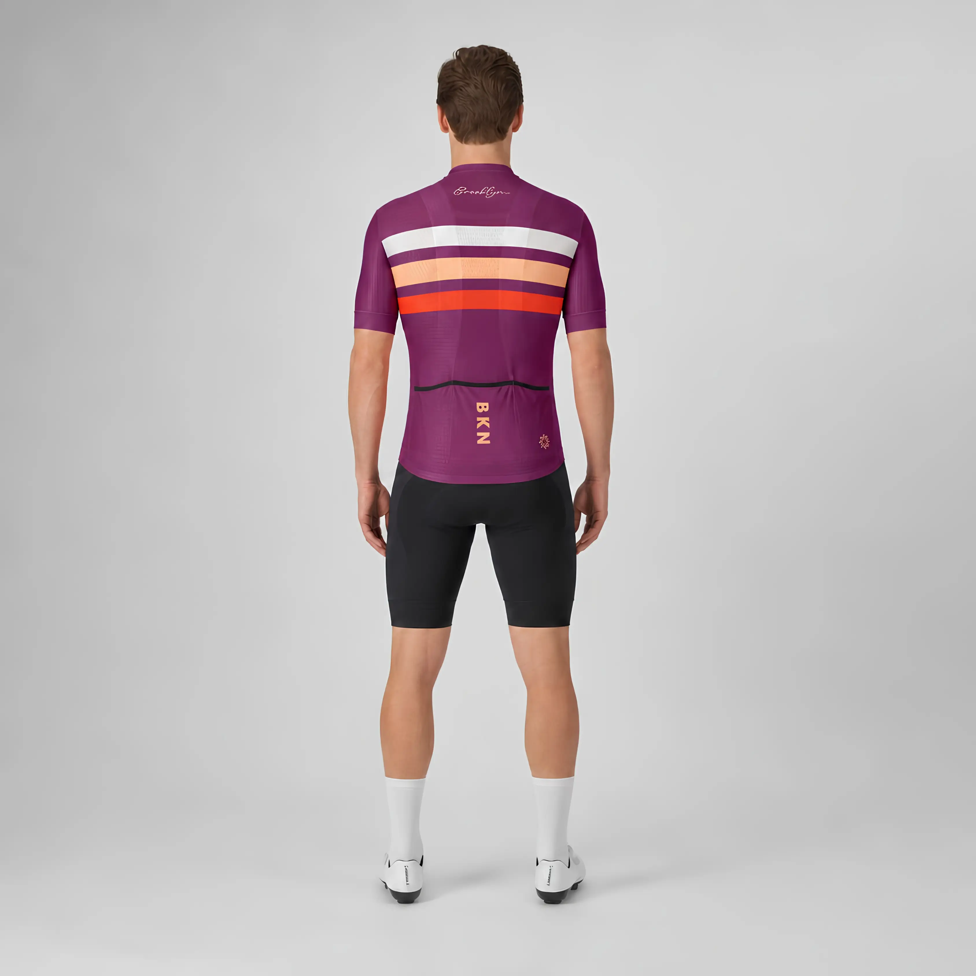 Men's Pro Cycling Jersey - Maximus Burgundy | Lightweight Performance