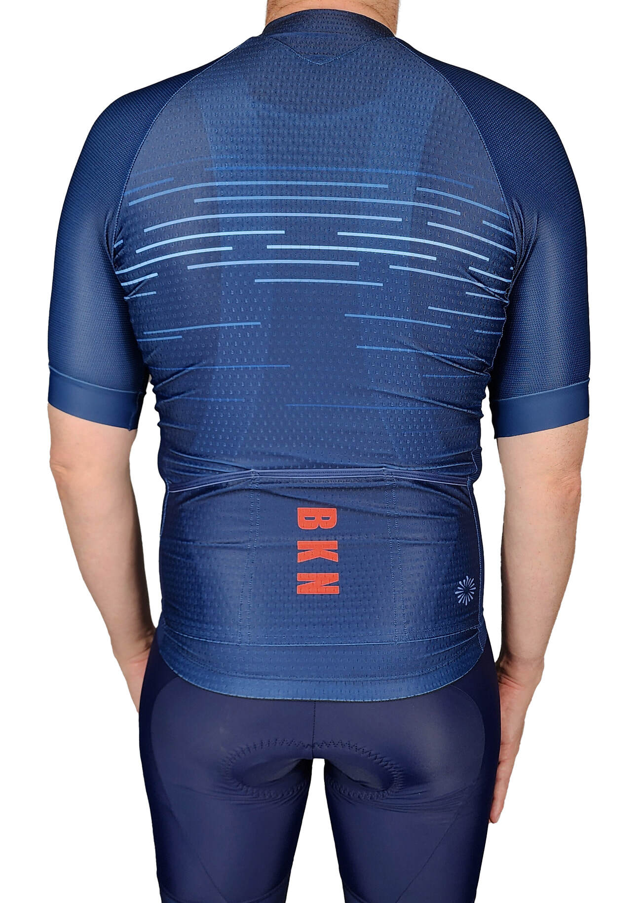 Men's Pro Cycling Jersey - Pinstripe Navy | Lightweight Performance