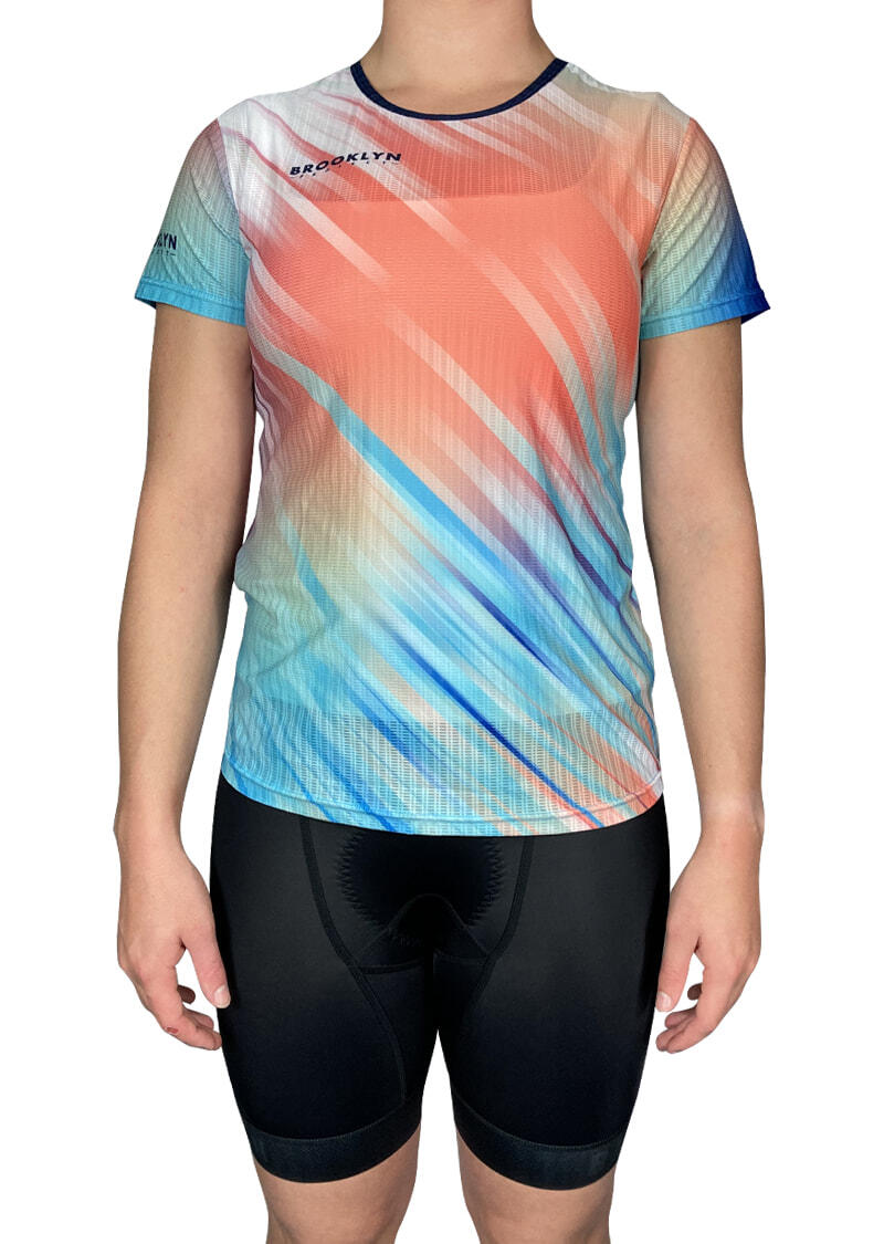 Women's Elite Lightweight Run T-Shirt - Breathable Technical Tee, Multi-Colour