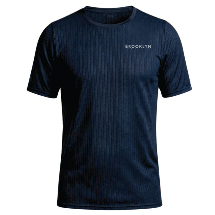 Men's Elite Lightweight Running T-Shirt - Breathable Technical Tee, Navy