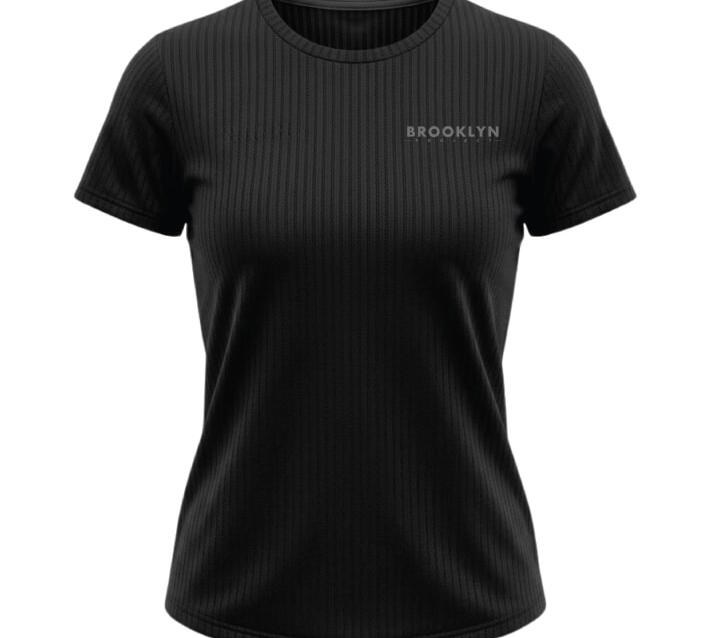 Women's Elite Lightweight Run T-Shirt - Breathable Technical Tee, Black