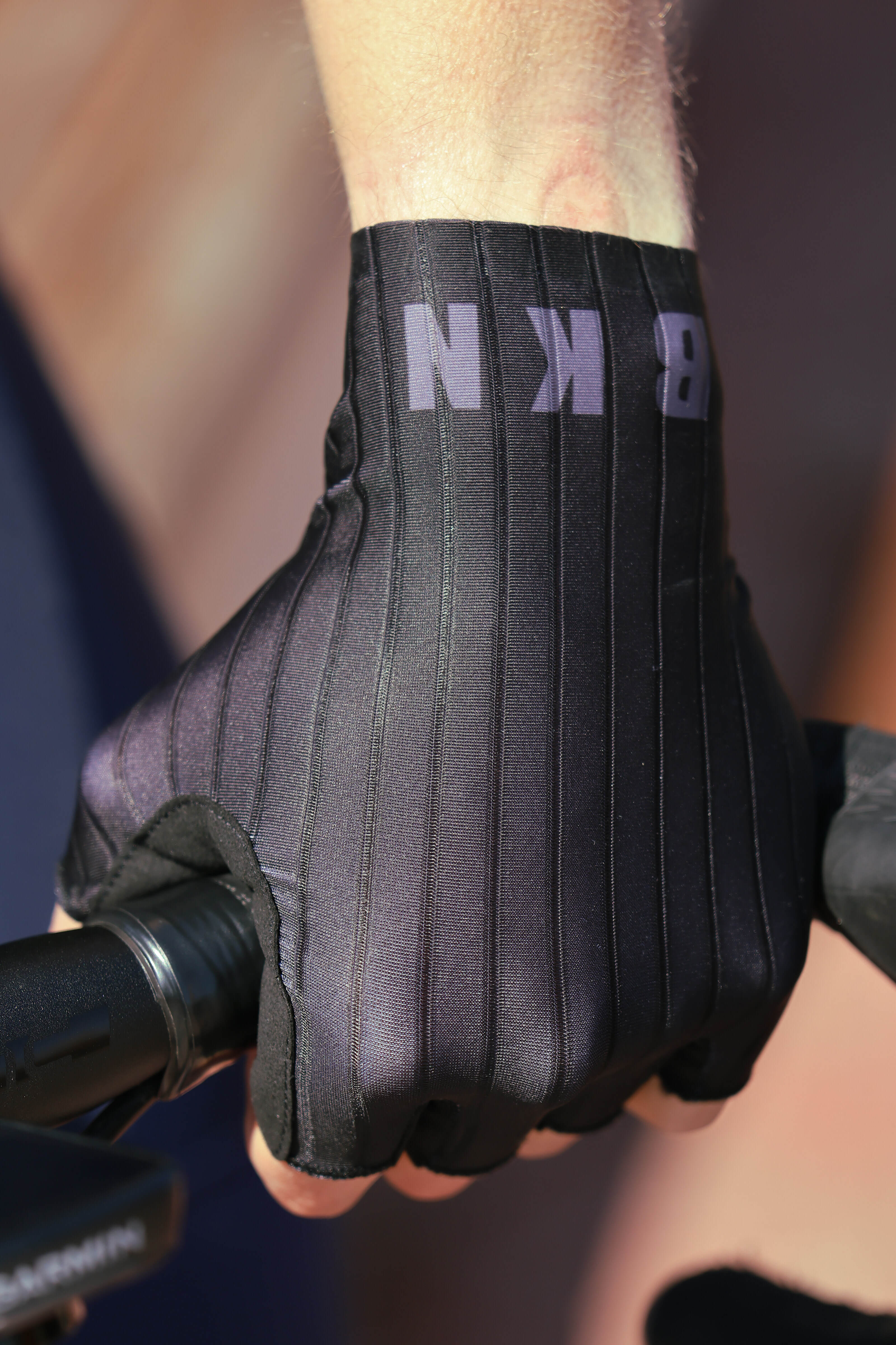 Aero Road Cycling Gloves - Lightweight Black Breathable Mitts