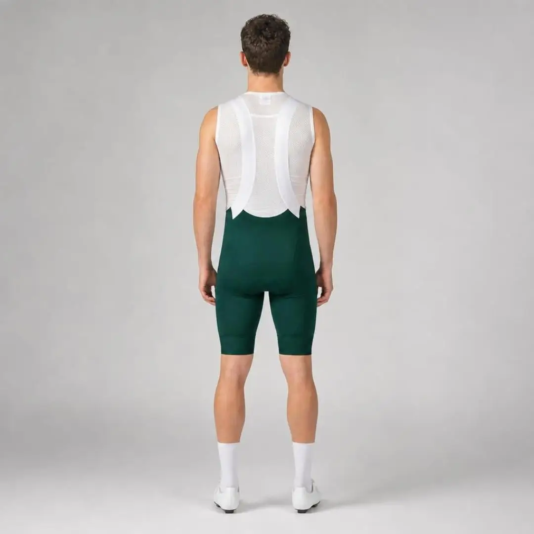 Pro Maximus Men's Cycling Bibs – Green Long Distance Bib Shorts