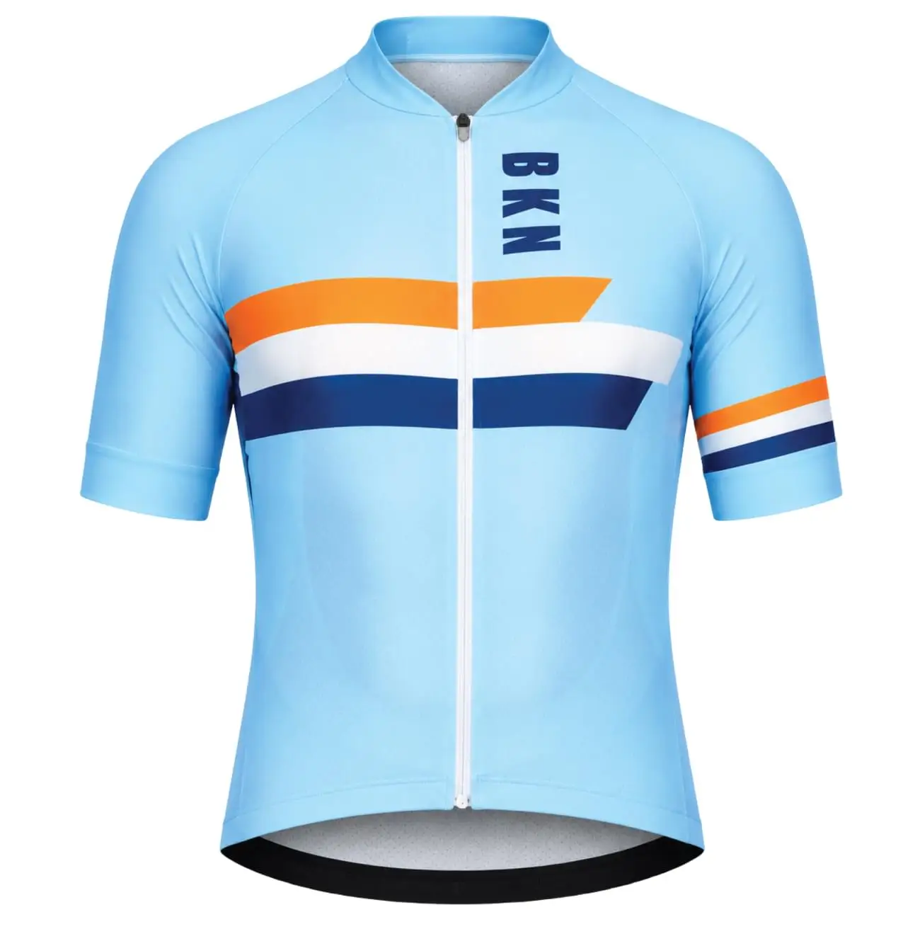 Mens-Pro-Cycling-Jersey---Light-Blue-Stripes-Lightweight-Performance