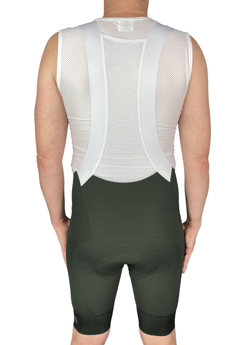 Military Olive Bib Back