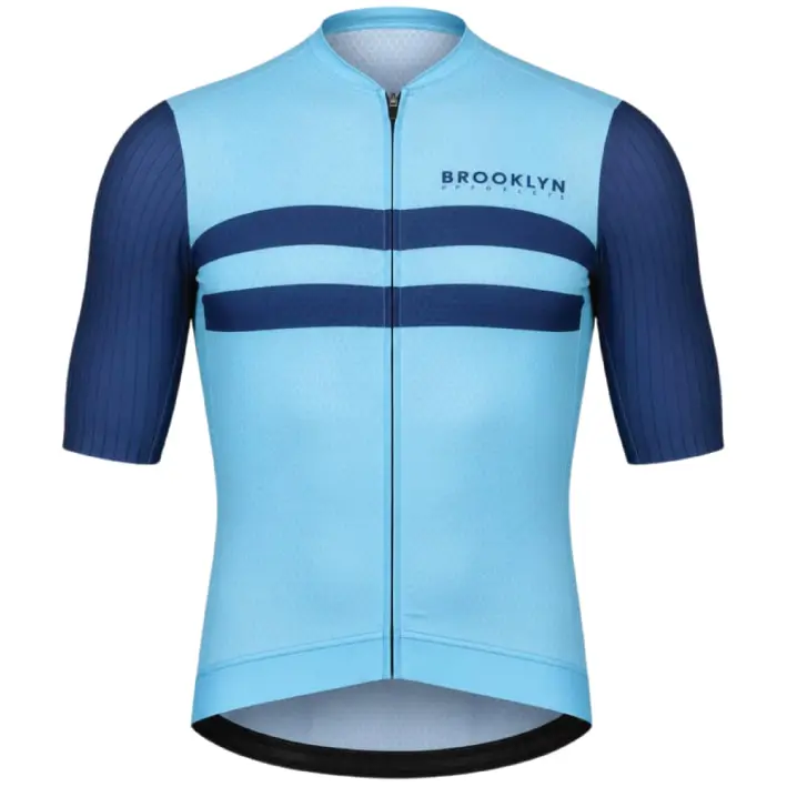 Men's Elite Aerodynamic Cycling Jersey - Light Blue | Pro Fit & Breathable