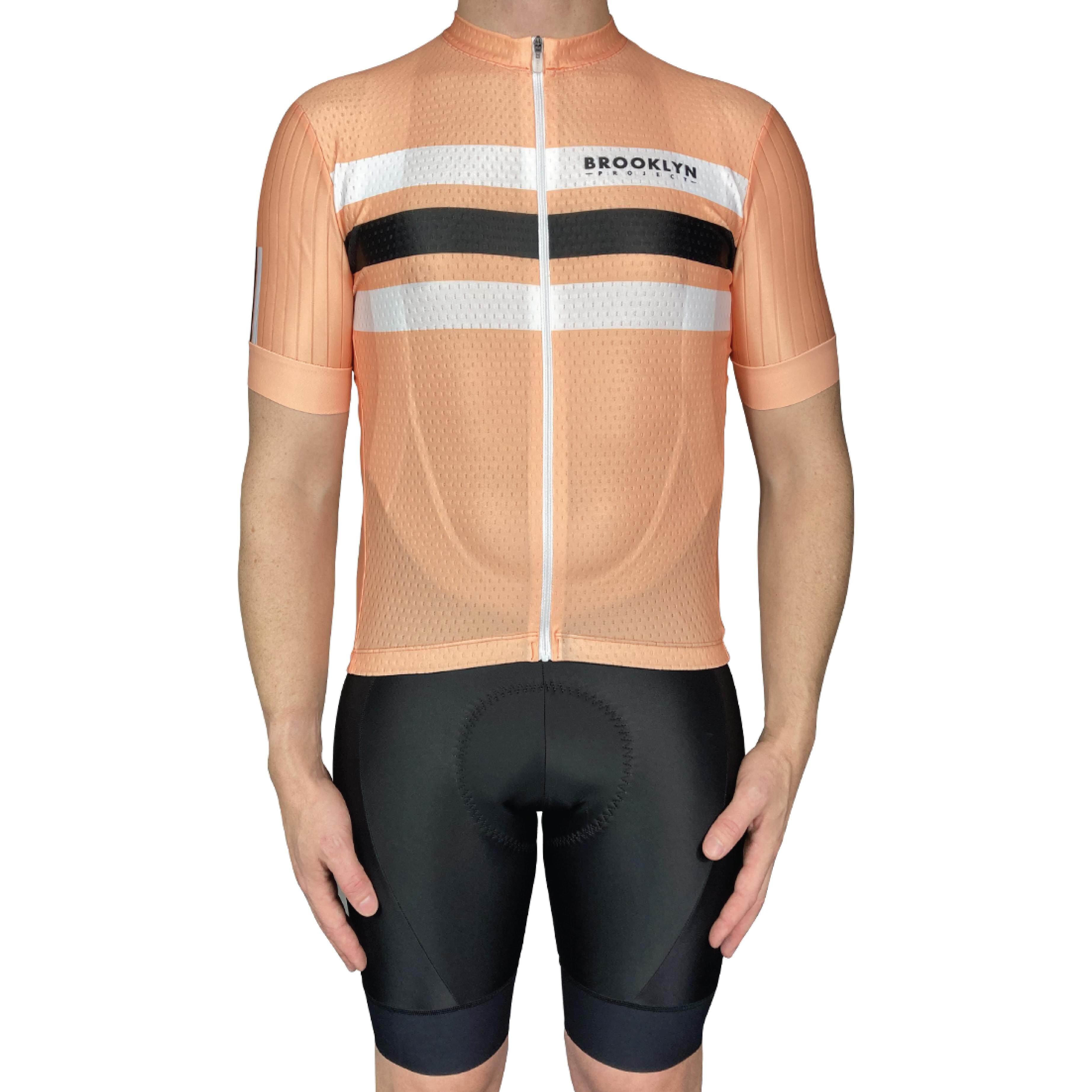 Men's Pro Cycling Jersey - Maximus Peach | Lightweight Performance