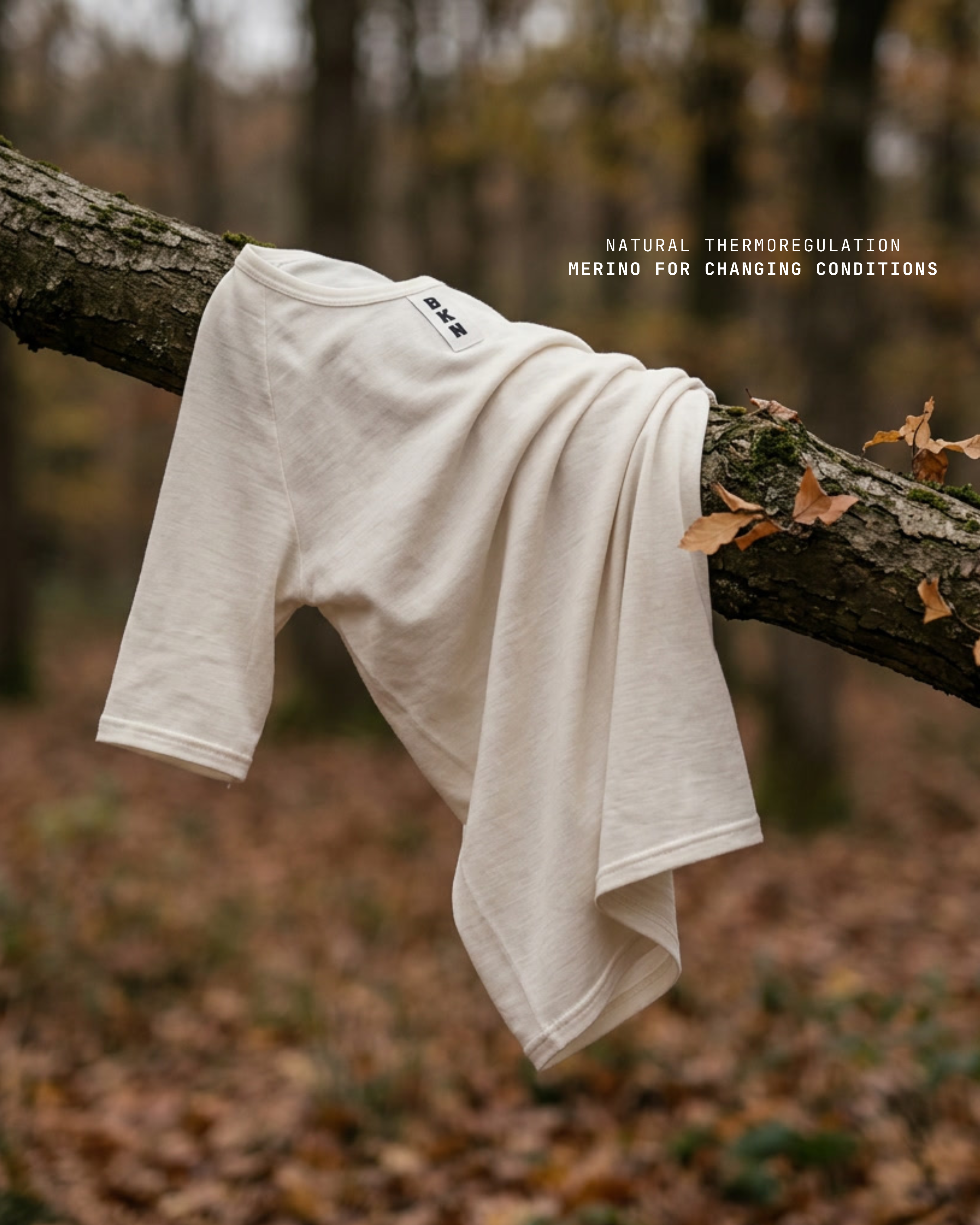 Merino Wool Cycling Undershirt Sleeved White