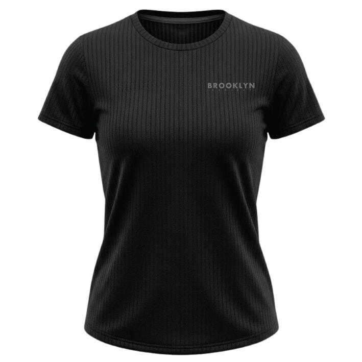 Women's Elite Lightweight Run T-Shirt - Breathable Technical Tee, Black